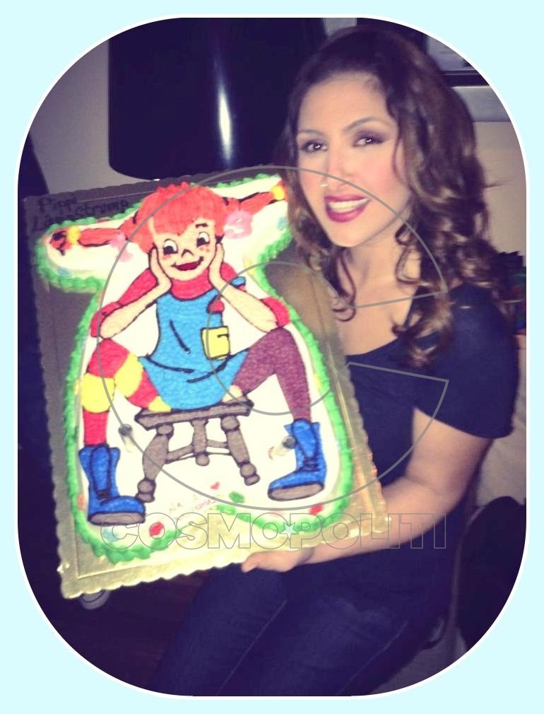 H Bday Τούρτα της Παπαρίζου με Πίπι Φακιδομύτη!