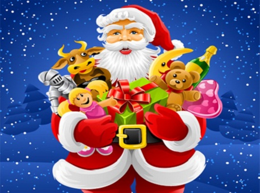 Santa-Claus-and-Christmas-gifts