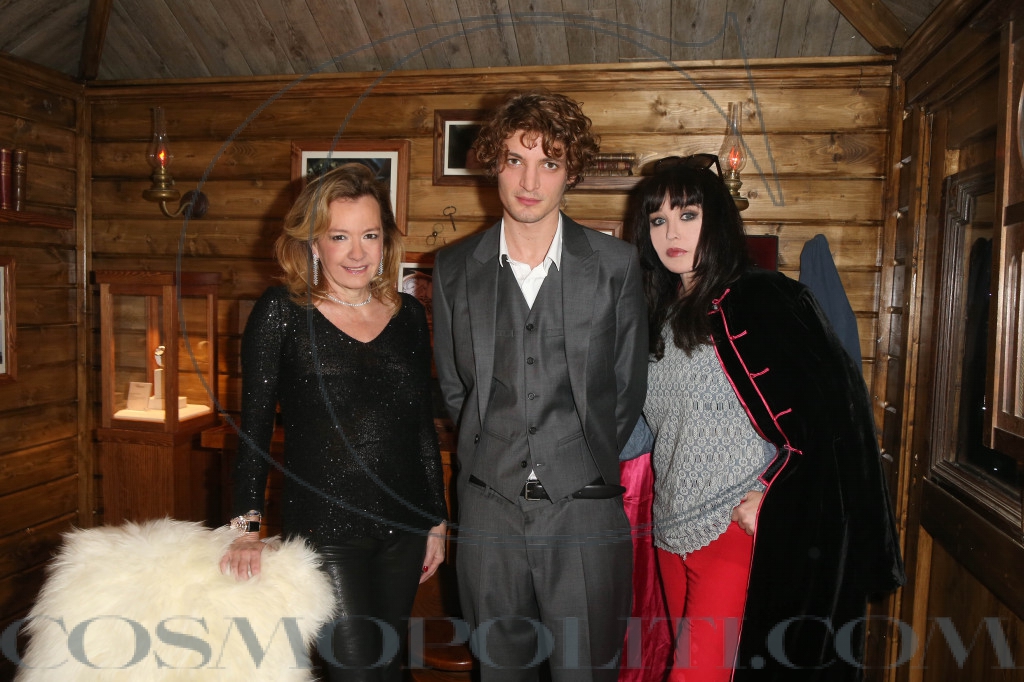 Caroline Scheufele, Niels Schneider and Isabelle Adjani