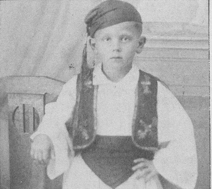 Aποκλειστικό Συλλεκτικό! Ηθοποιός Τσολιαδάκι Ετών Τεσσάρων!