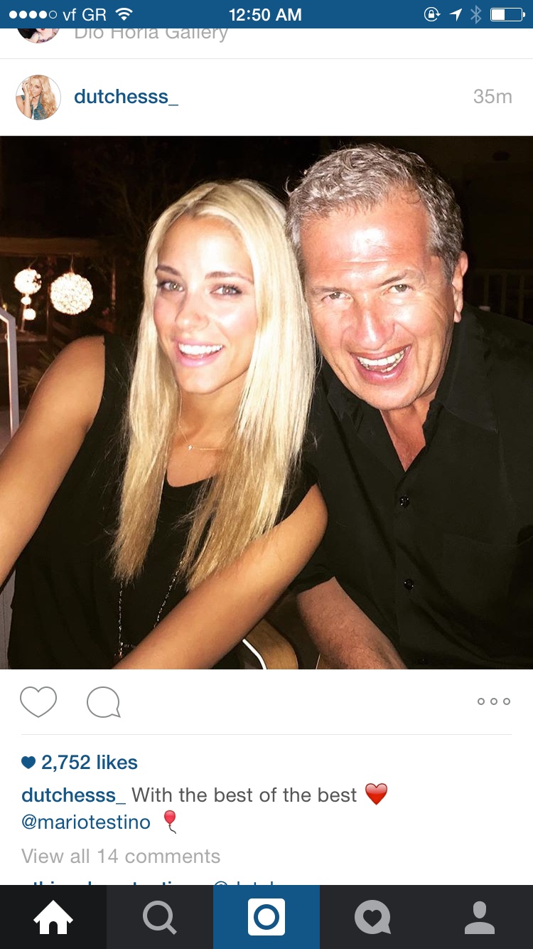 Ο Mario Testino στη Μύκονο