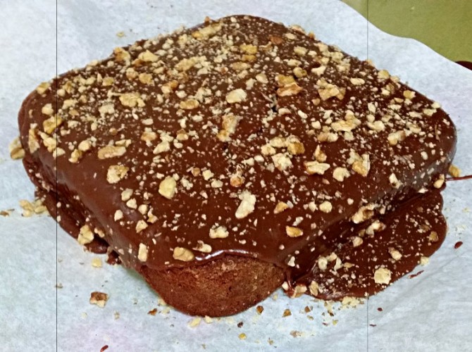 Σοκολατένιο Fudge Cake χωρίς αβγά