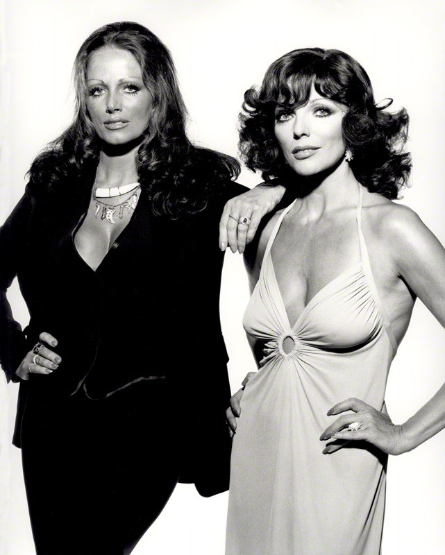 NPG x126136; Jackie Collins; Joan Collins by Terry O'Neill