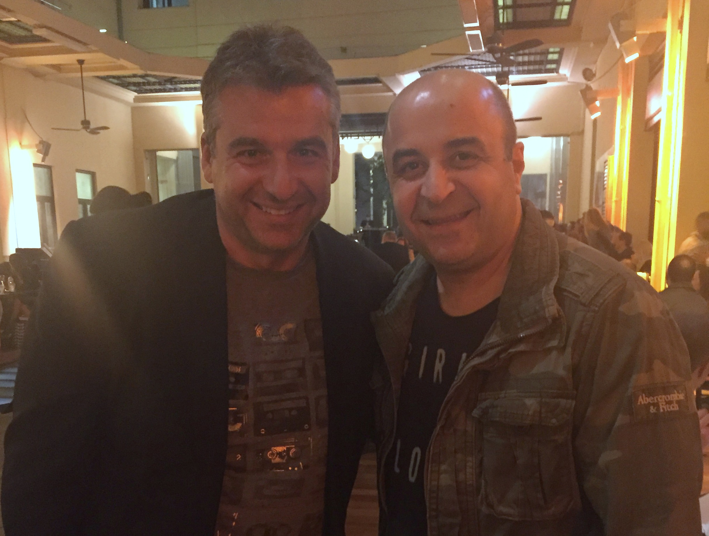 Συνάντηση έκπληξη Γιώργου Λιάγκα & Μάρκου Σεφερλή