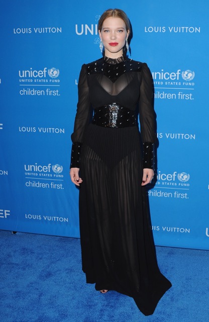 L--a Seydoux wears Chopard to the 6th Biennial UNICEF Ball (2)