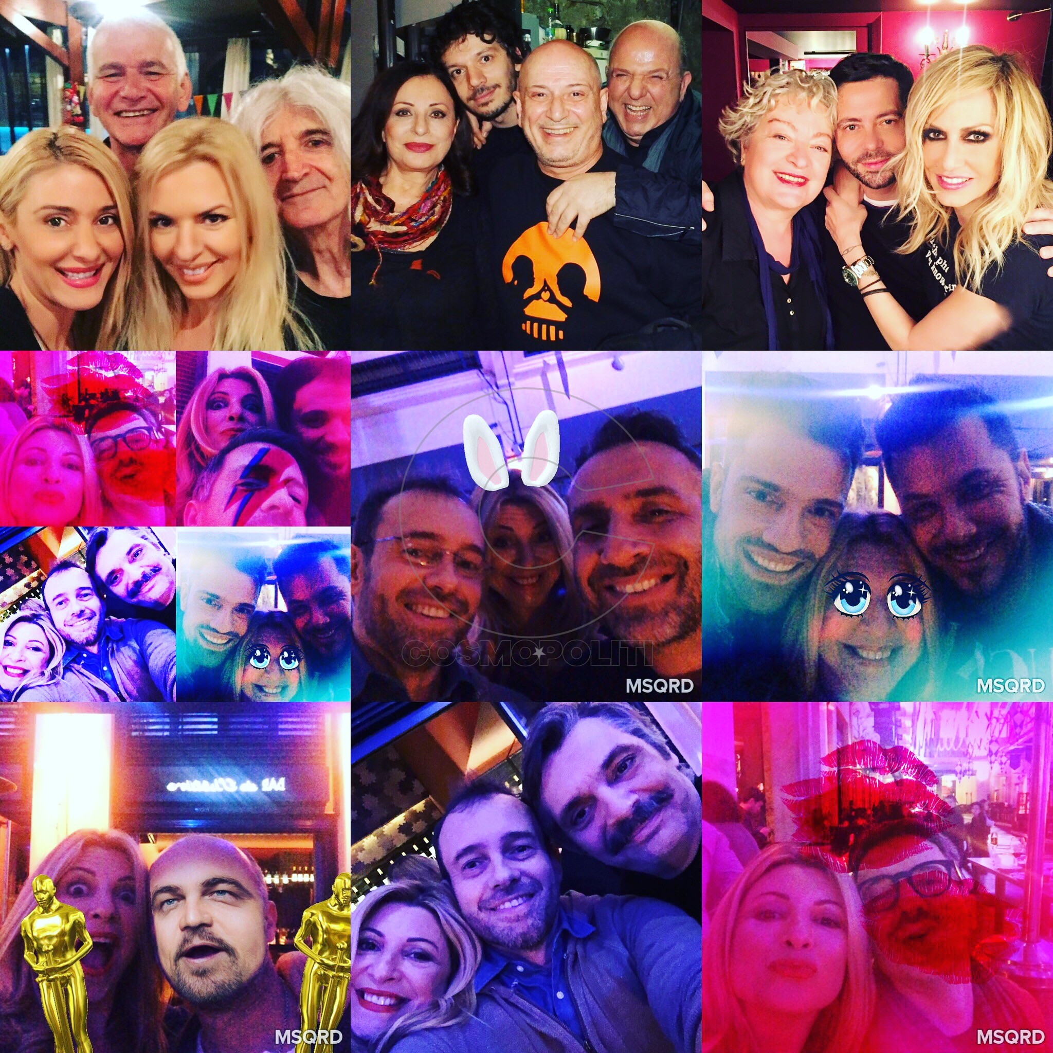 Ψυχεδελικό xθεσινοβραδινό combo: Αλεξίου,Τσανακλίδου,Βίσση,Καρβέλας,Κούρκουλος,Ντι Κάπριο,Αργυρός, Μπόουι, Πάνια, Πότερ και Ζόμπι..