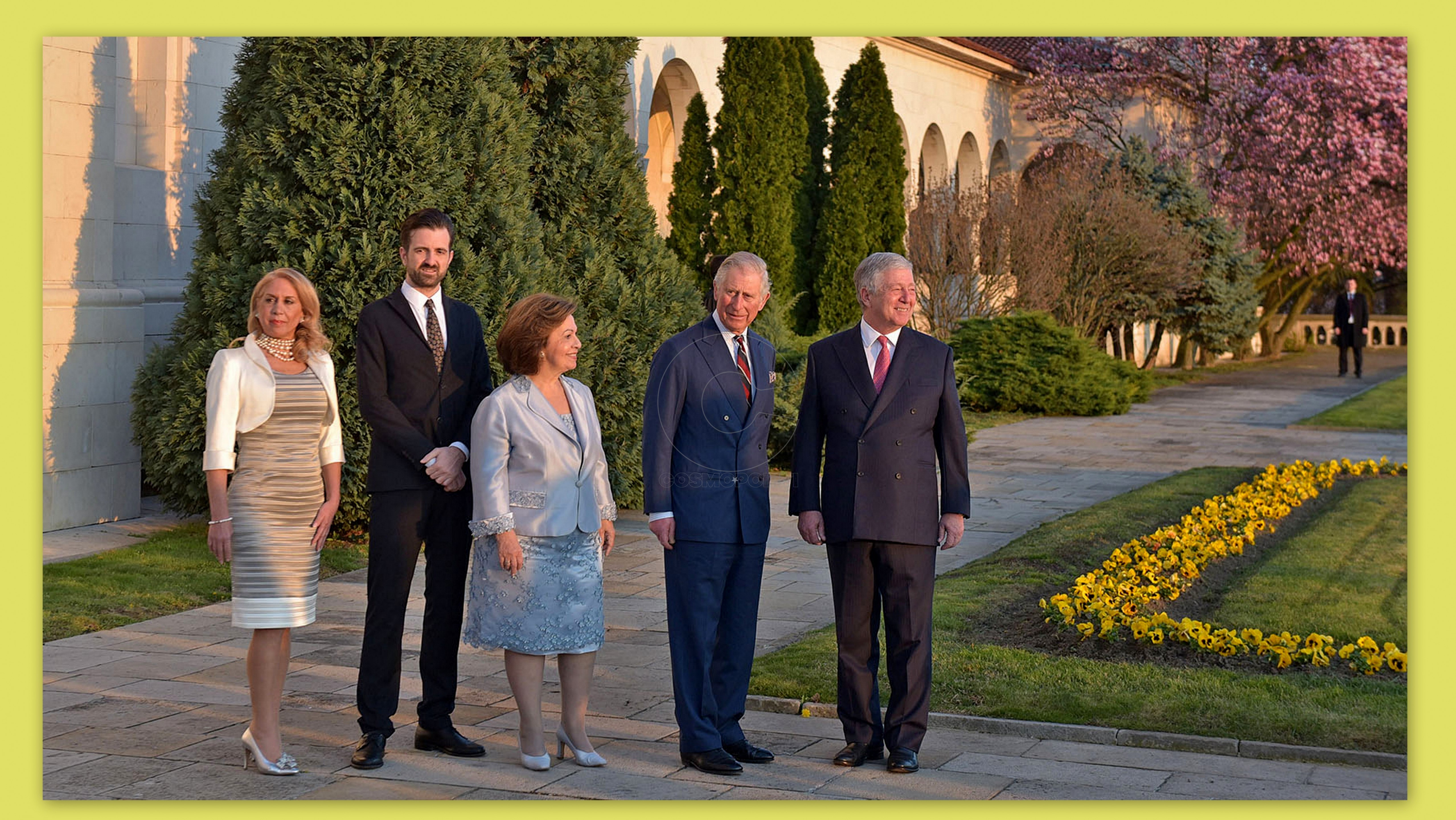 Ο πρίγκιπας Κάρολος στο Βασιλικό Παλάτι στο Βελιγράδι
