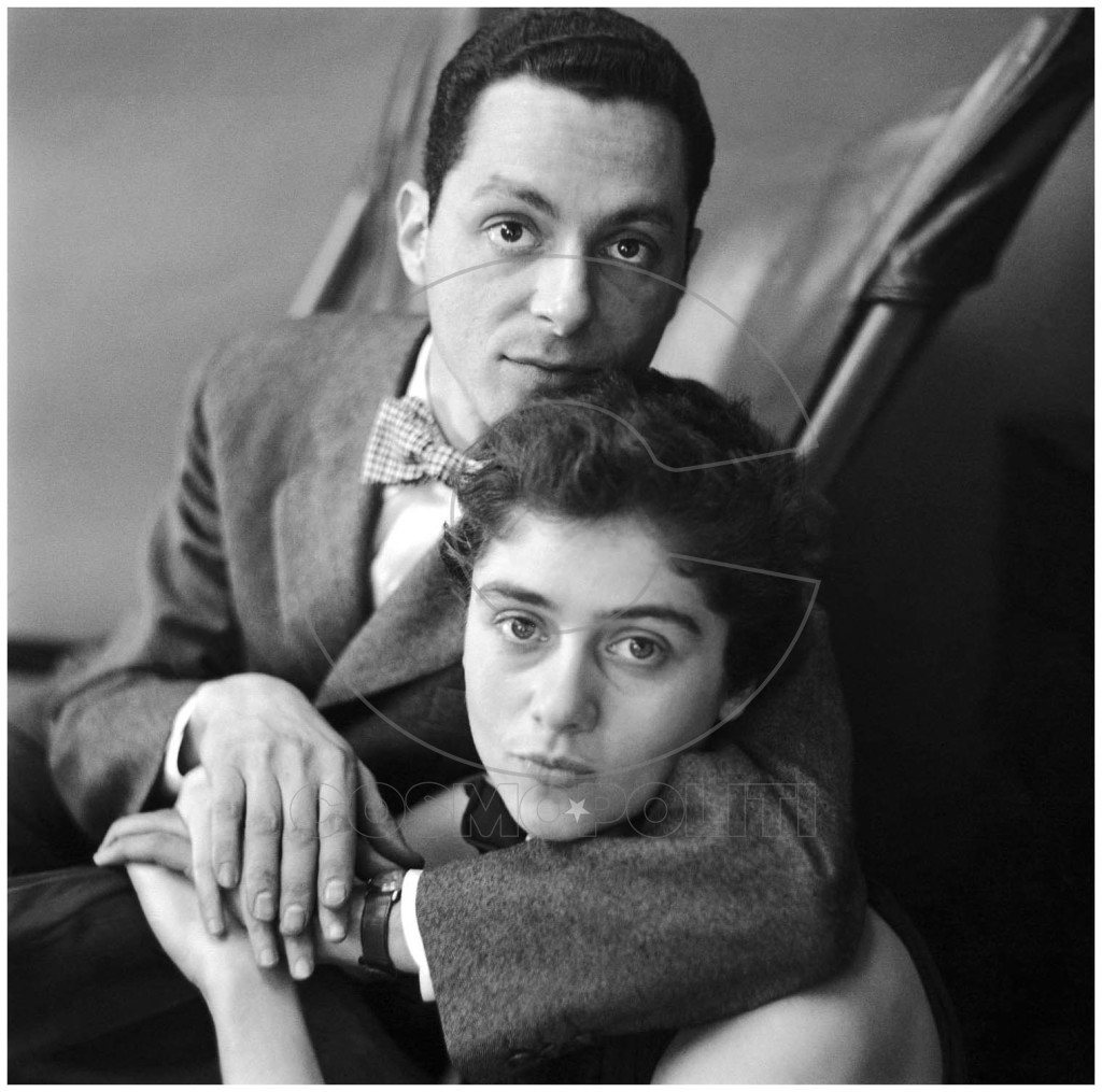 Film Srip of four 120mm negative outtakes of photographers Allan Arbus and Diane Arbus; Number 19583Y-149 is selected and scanned