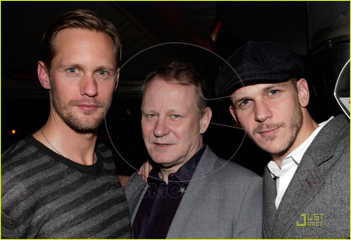 (L-R)Actors Alexander Skarsgard, Stellan Skarsgard and Bill Skarsgard attend the Audi celebrates "The King's Speech" awards season party held at Chateau Marmont on February 7, 2011 in Los Angeles, California. Audi Celebrates "The King's Speech" Awards Season Party Chateau Marmont Los Angeles, CA United States February 7, 2011 Photo by Jeff Vespa/WireImage.com To license this image (63353341), contact WireImage.com