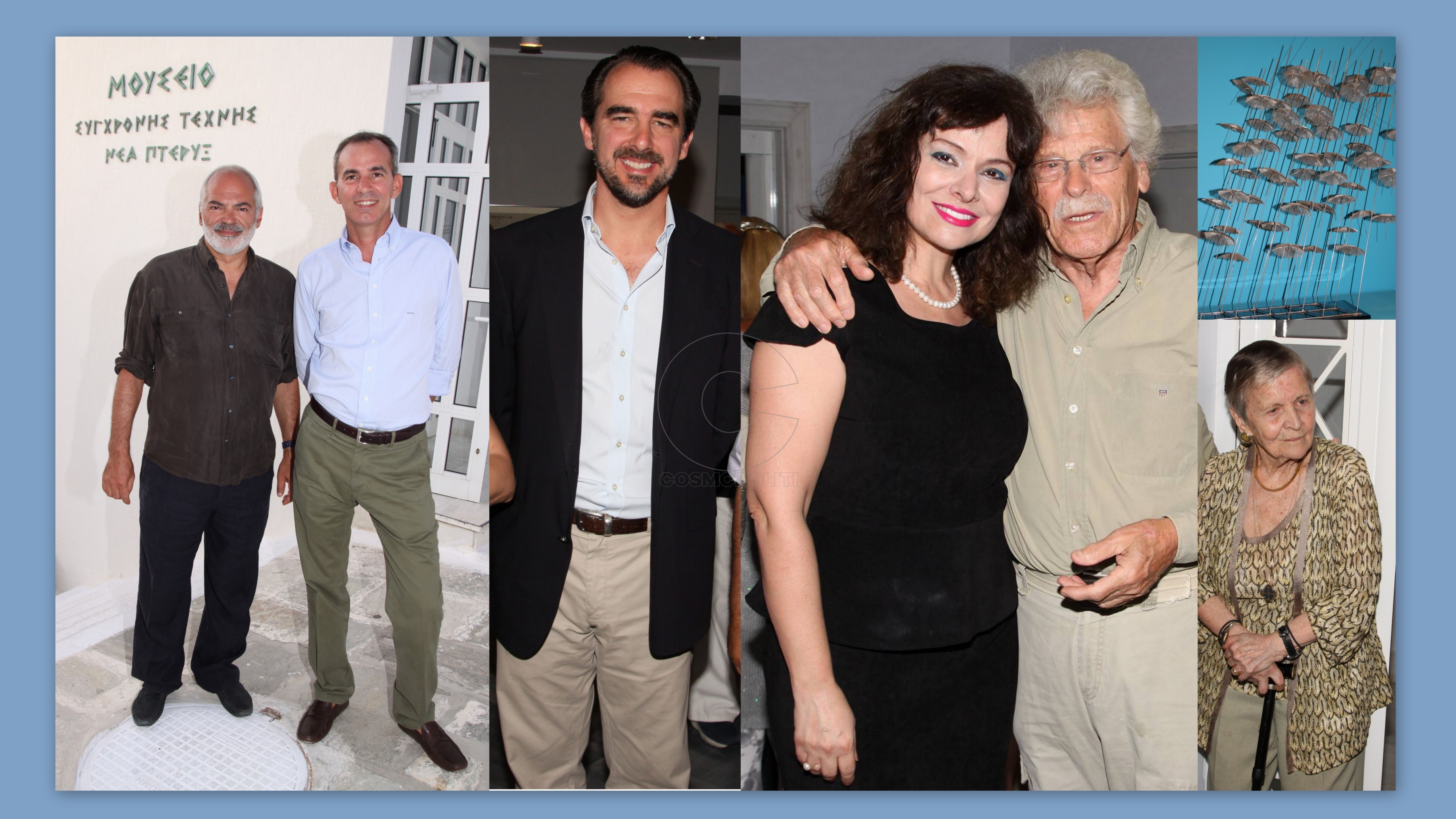 Άνδρος: όσα έγιναν στα εγκαίνια της αναδρομικής έκθεσης του Γιώργου Ζογγολόπουλου