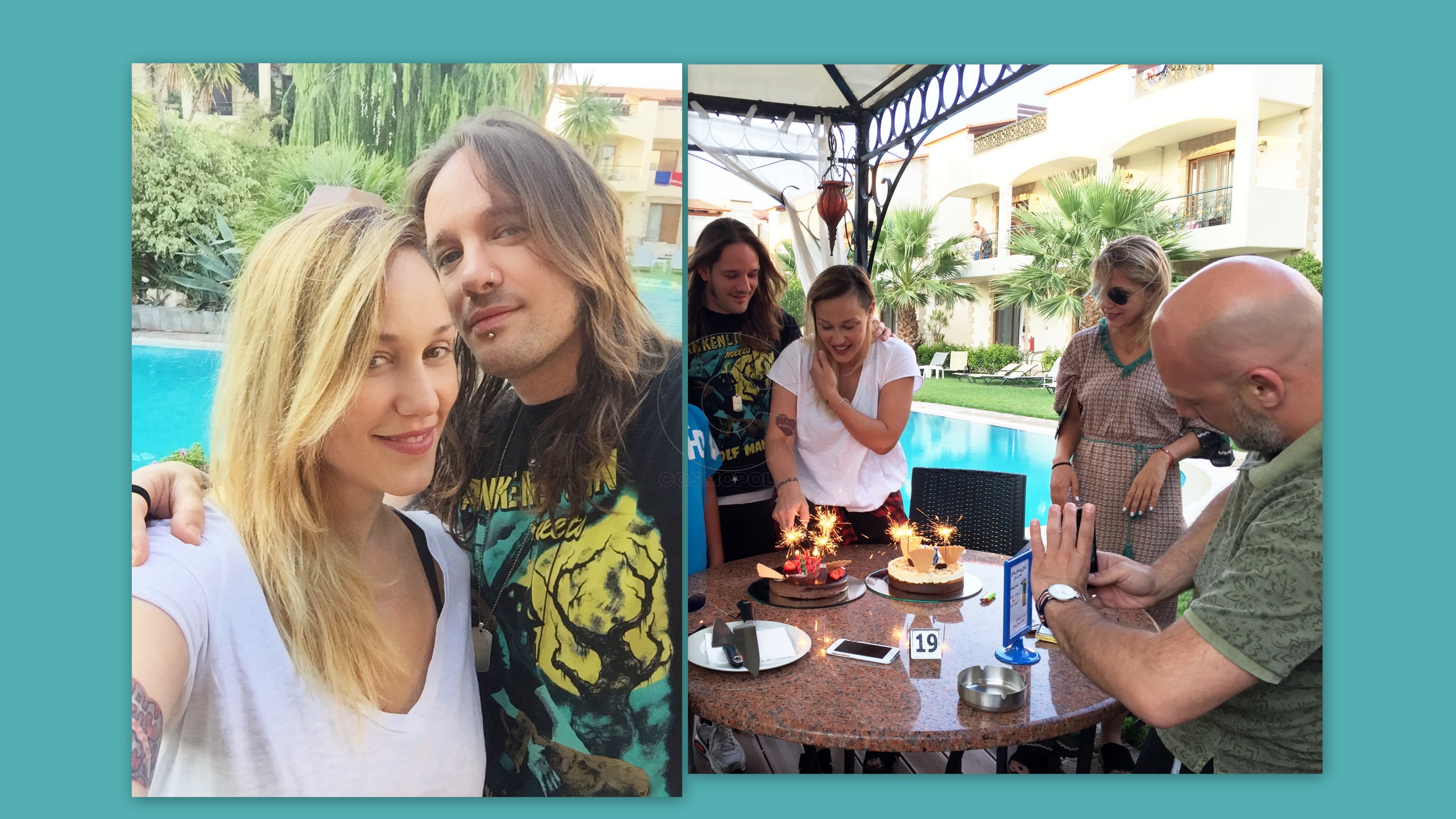 Πηνελόπη Αναστασοπούλου: γενέθλια στη Ρόδο με δύο τούρτες