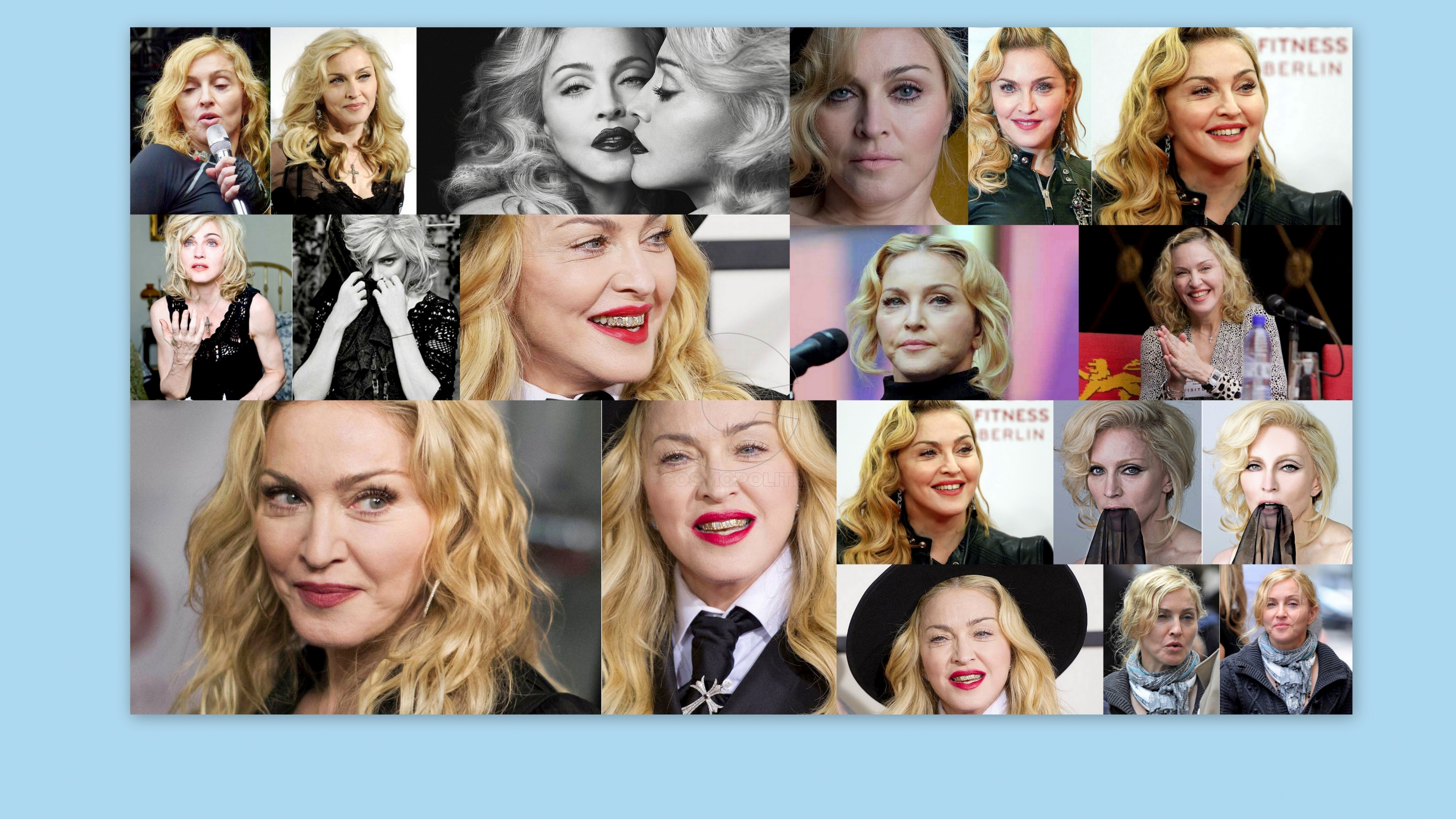 Η Μadonna σήμερα γίνεται 58. Βρες τις διαφορές πριν και μετά το photoshop