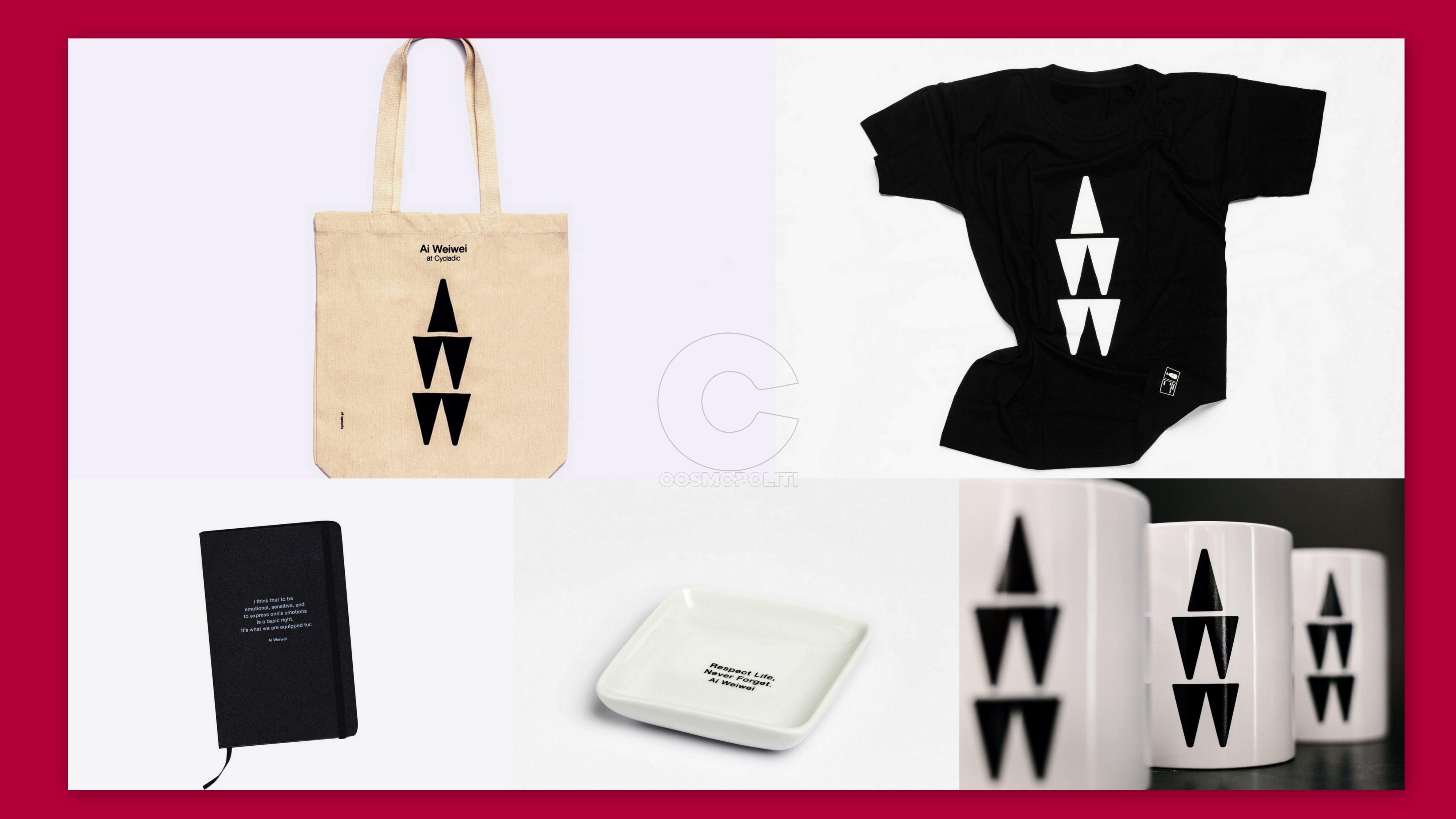 Aντικείμενα εμπνευσμένα από την έκθεση  «Ai Weiwei at Cycladic»  στο Cycladic Shop