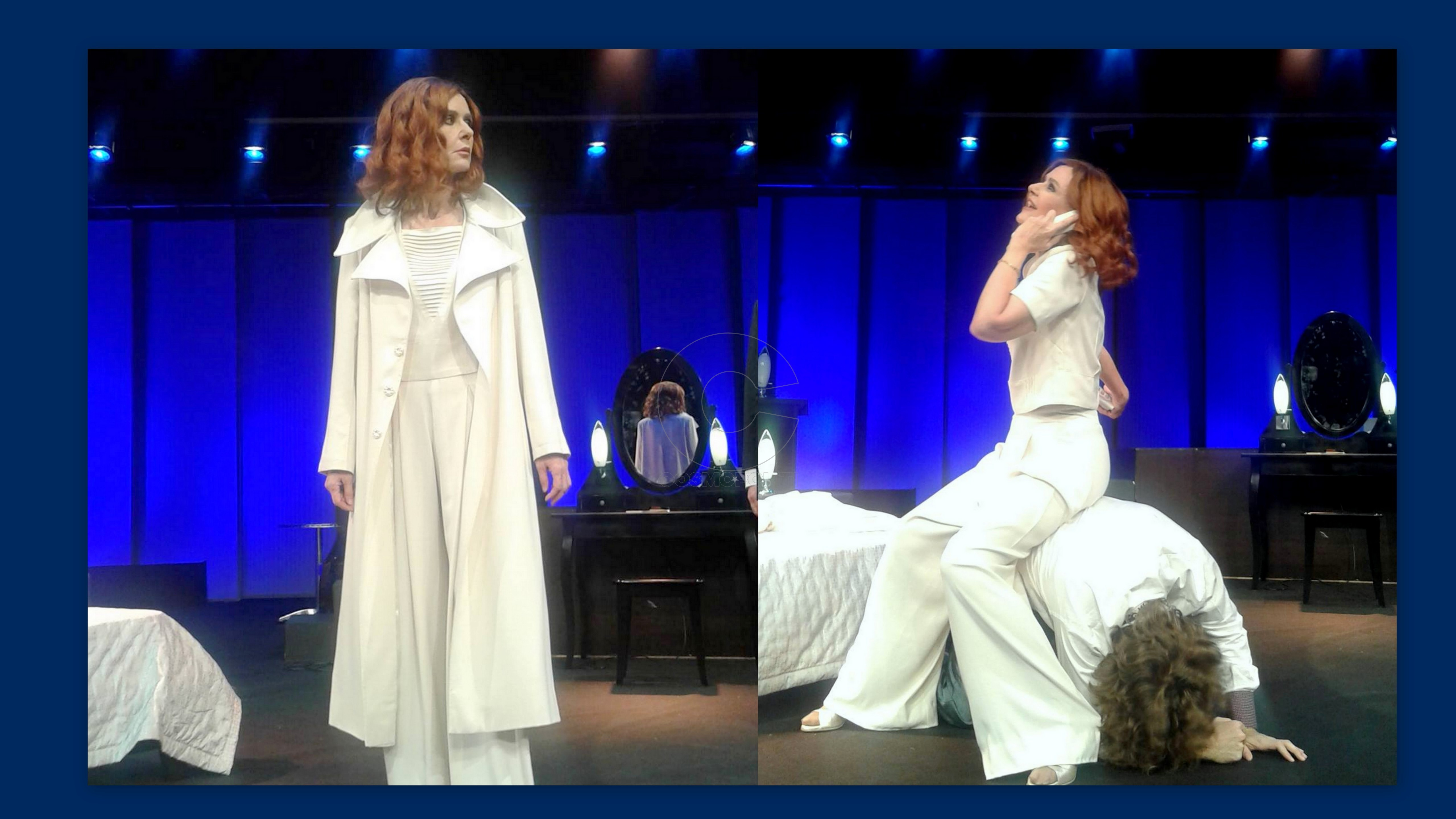 Βackstage στο “Γλυκό πουλί της νιότης” με την Κάτια Δανδουλάκη