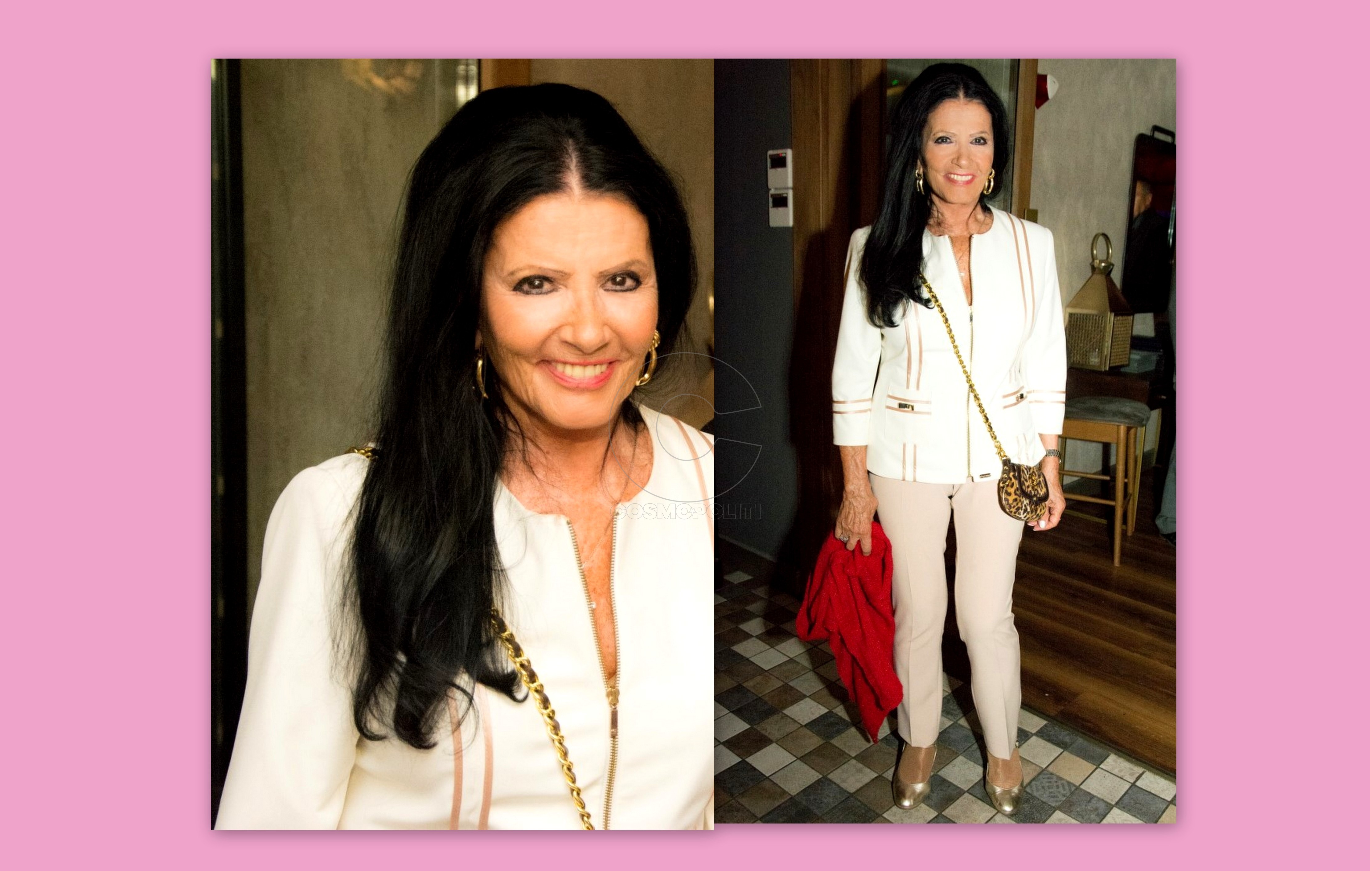 Zωζώ Σαπουντζάκη: κομψή νυχτερινή εμφάνιση στο Κολωνάκι