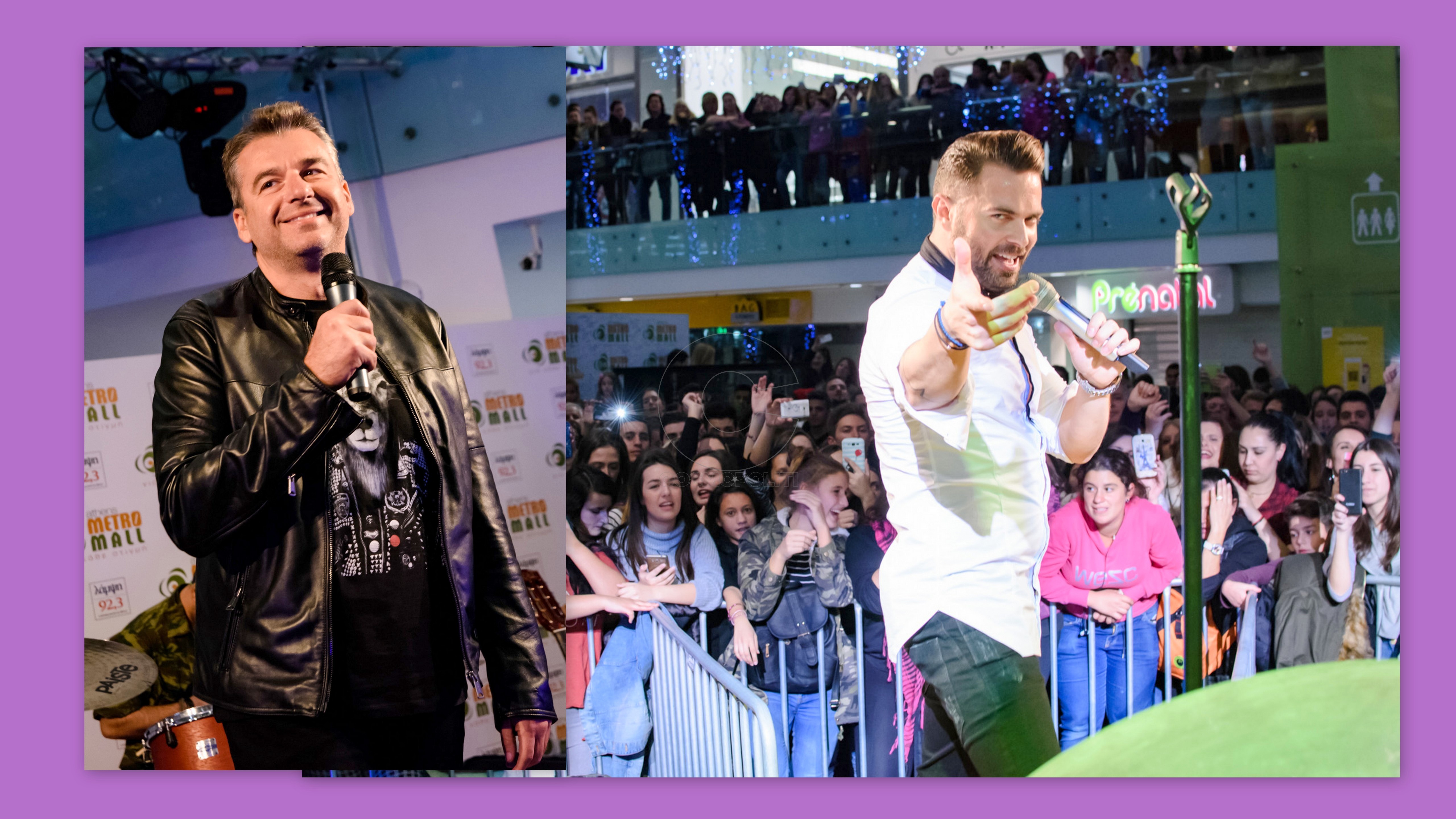 O Γιώργος Λιάγκας στην εντυπωσιακή έναρξη της Χριστουγεννιάτικης περιόδου @Athens Metro Mall