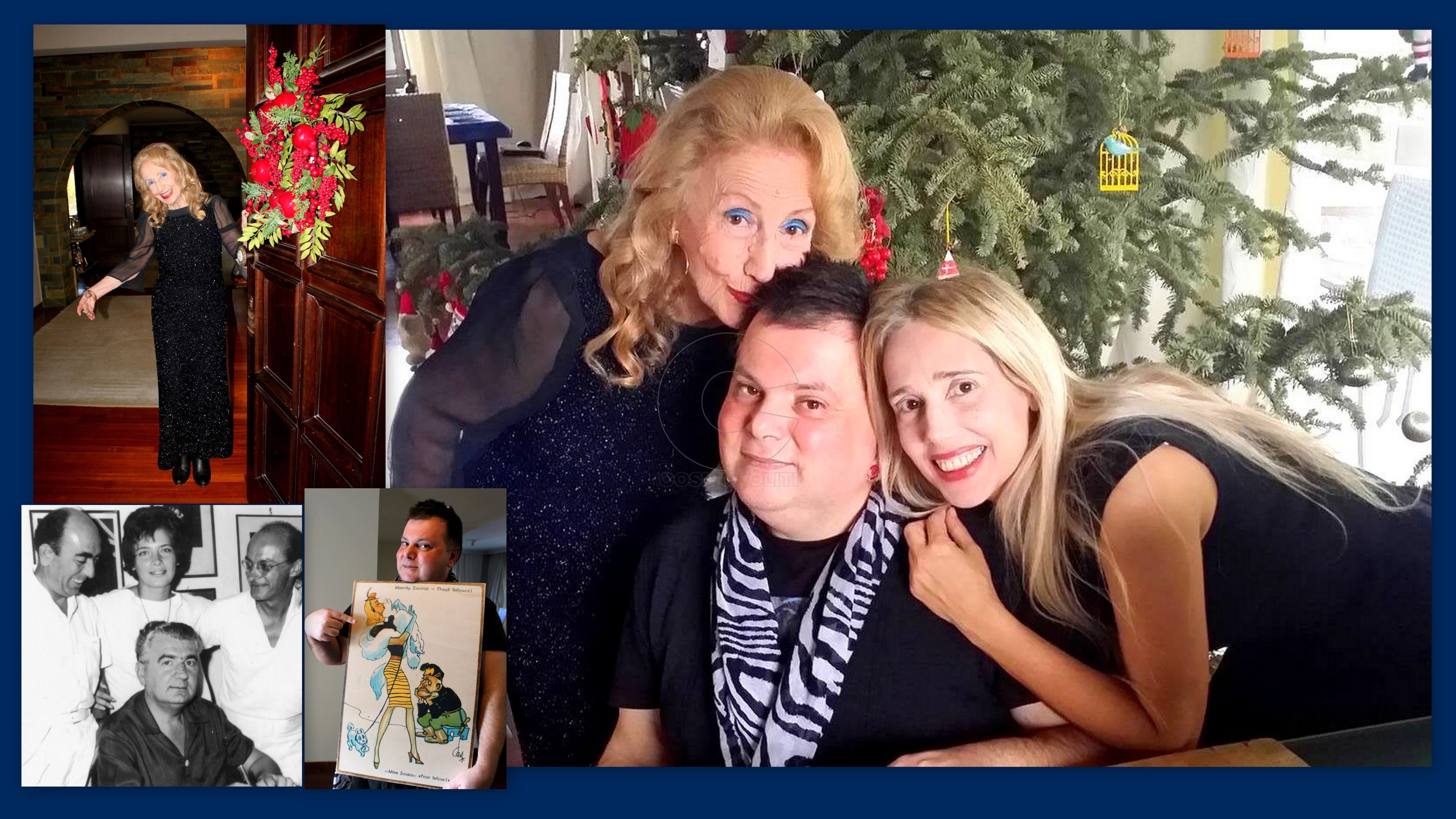 Εύθυμα και σοβαρά… στη χώρα του Δημήτρη Ψαθά, με την κόρη του Μαρία και την εγγονή του Λένα