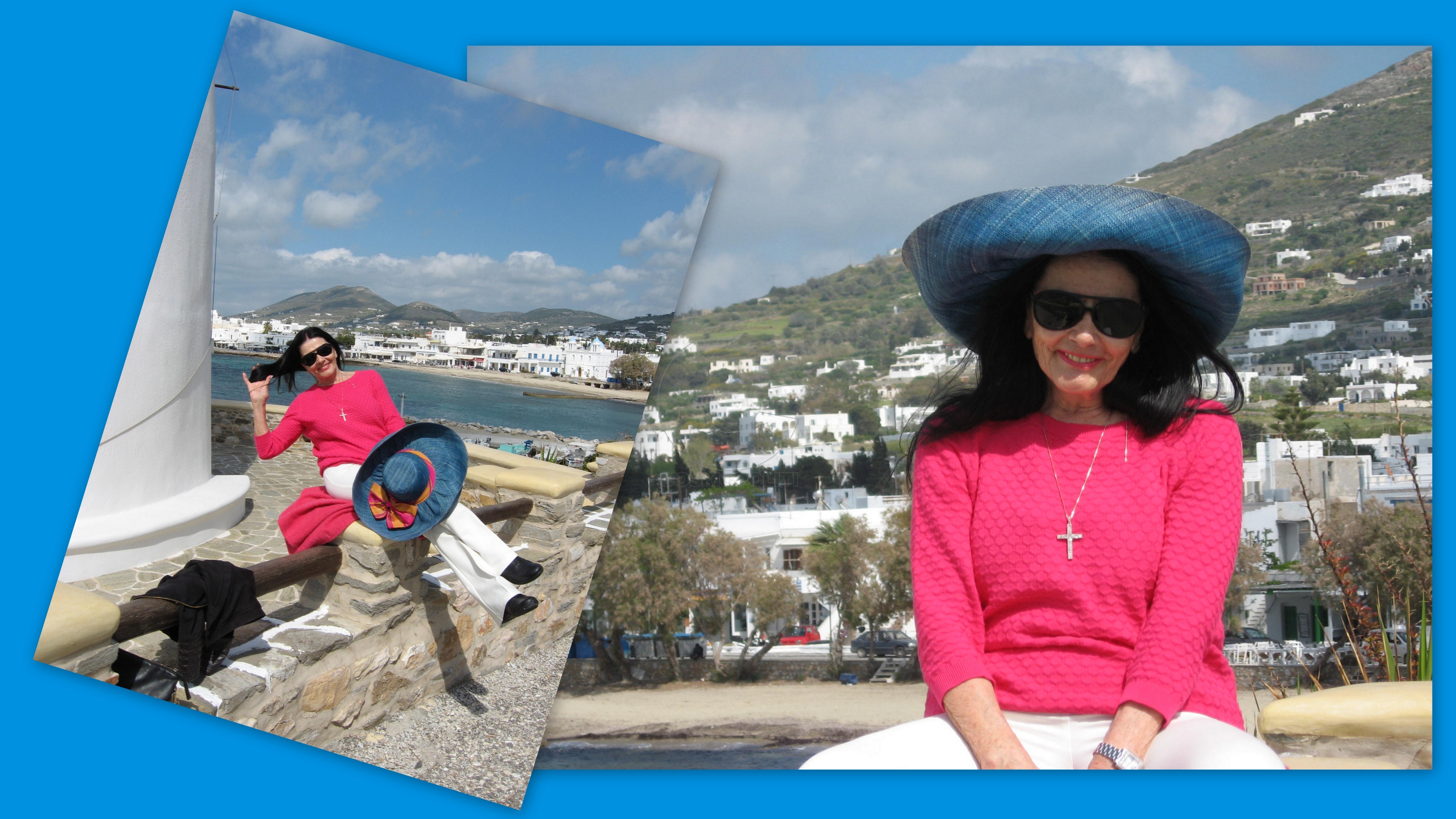 Πάσχα με την Ζωζώ Σαπουντζάκη στην Πάρο. Αποκλειστικές φωτογραφίες