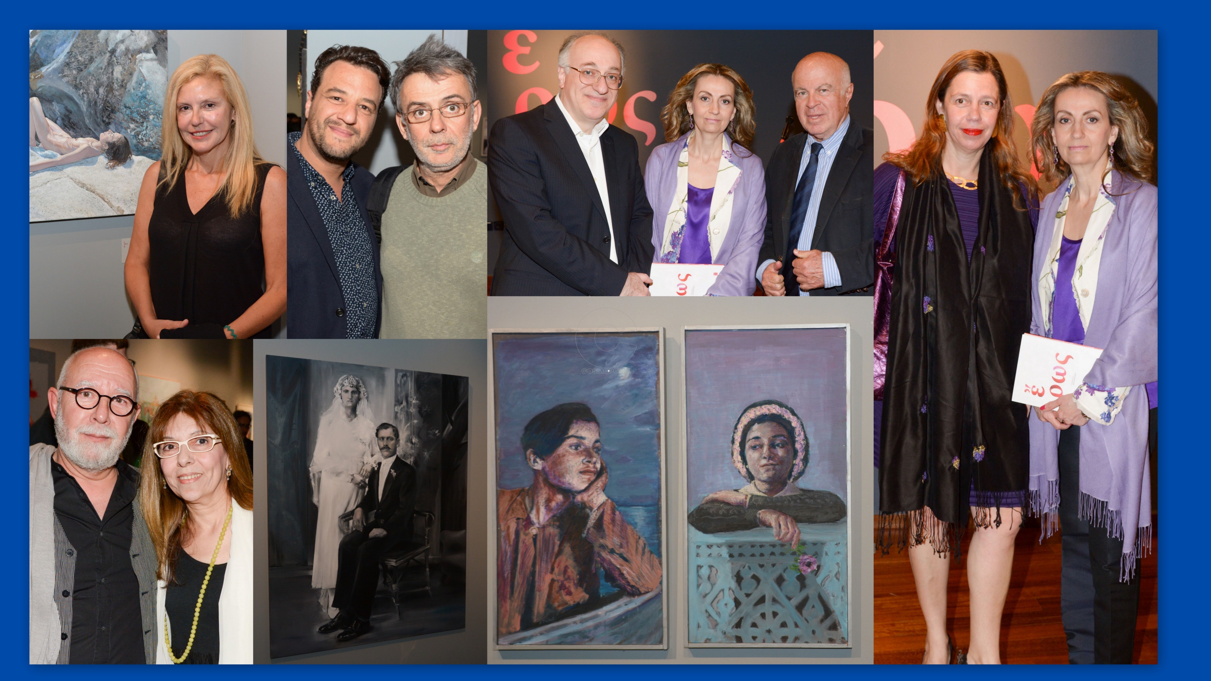 Επιτυχημένα εγκαίνια της εικαστικής έκθεσης “Έρως Ήρως” στον Ελληνικό Κόσμο