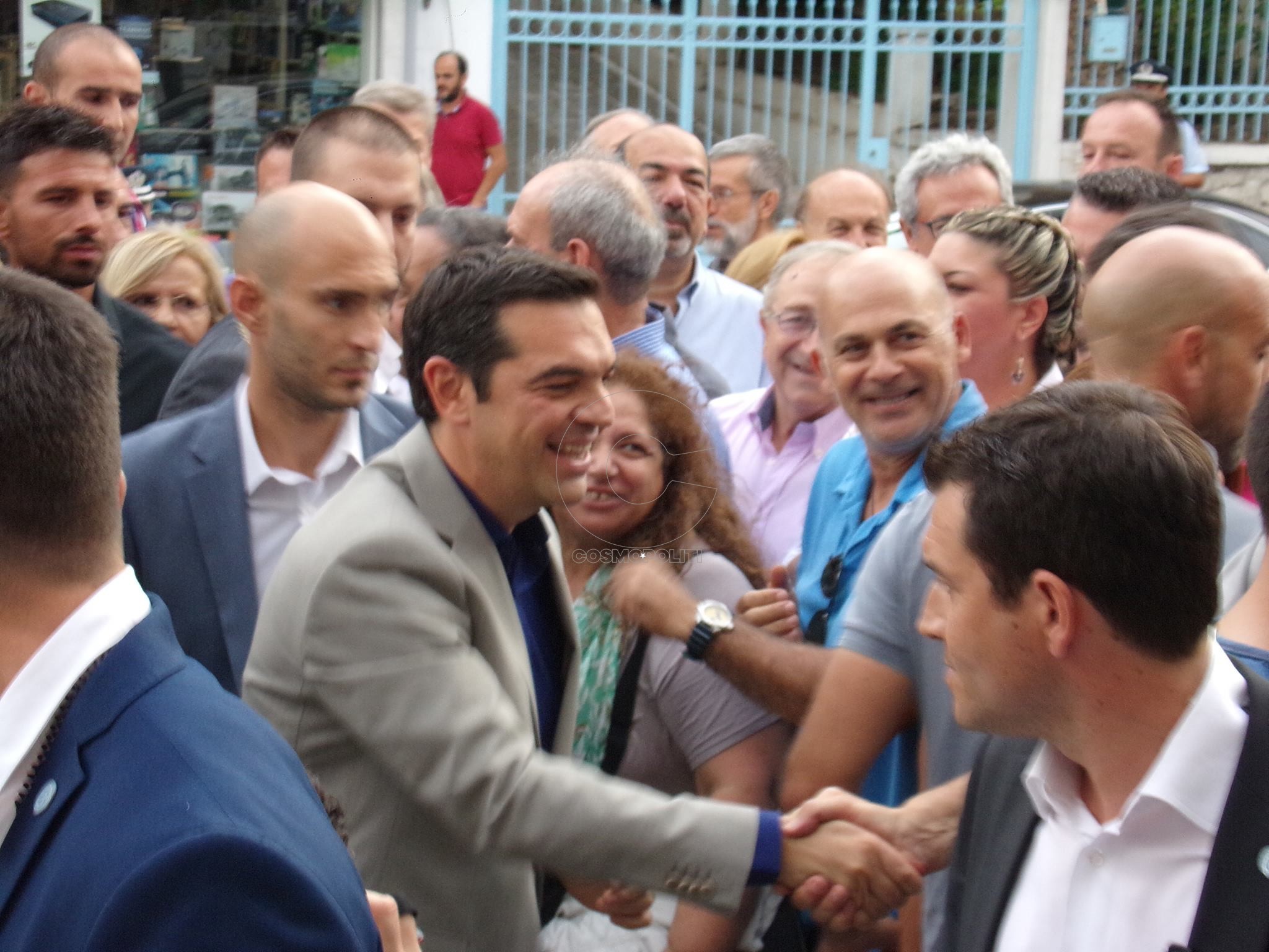 Η άφιξη του Πρωθυπουργού Αλέξη Τσίπρα στο 2ο Περιφερειακό Συνέδριο Στερεάς Ελλάδας