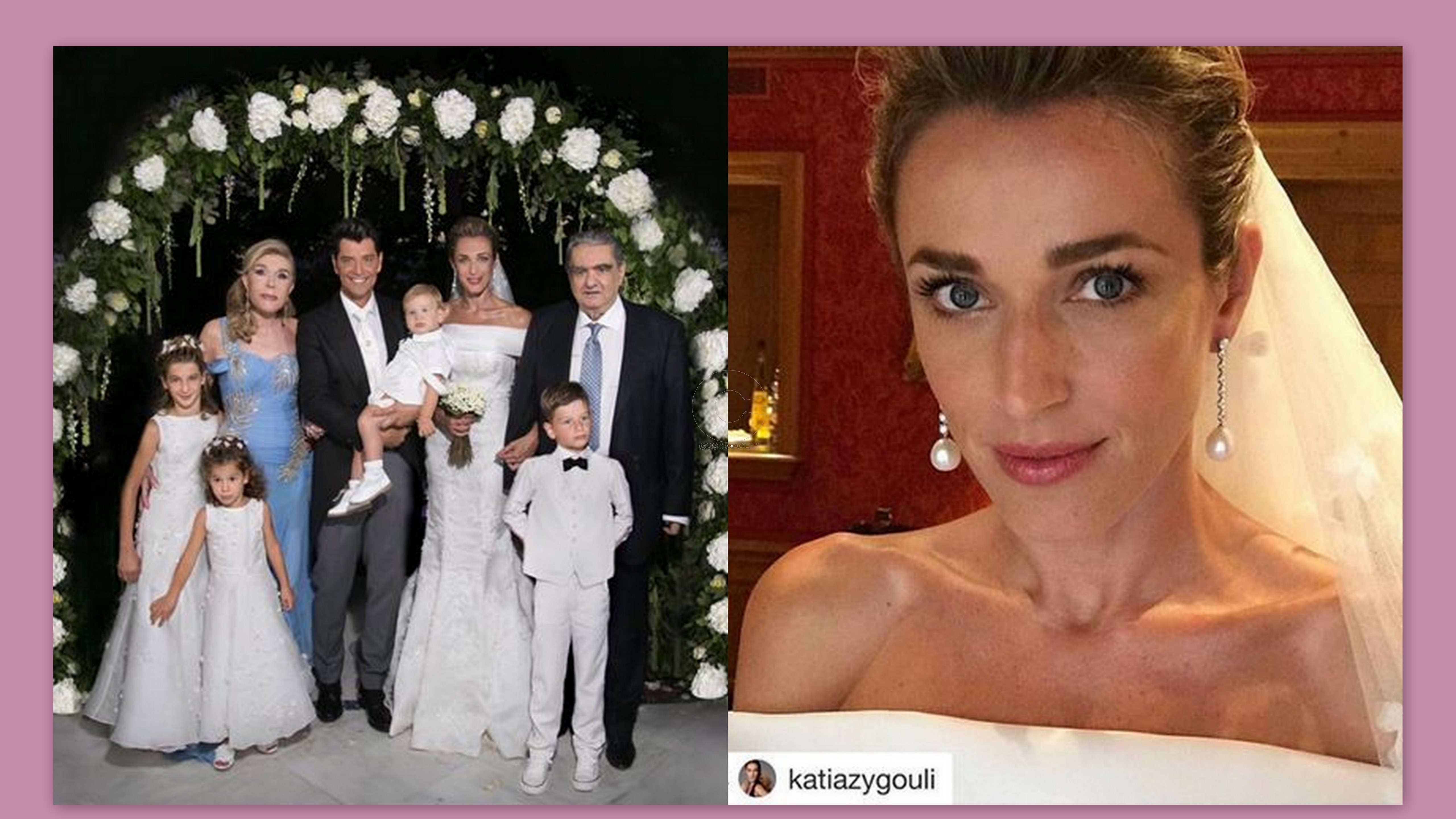 Κούκλος γαμπρός ο Σάκης Ρουβάς, καλλονή νύφη η Κάτια Ζυγούλη! Να ζήσουν ευτυχισμένοι μαζί!