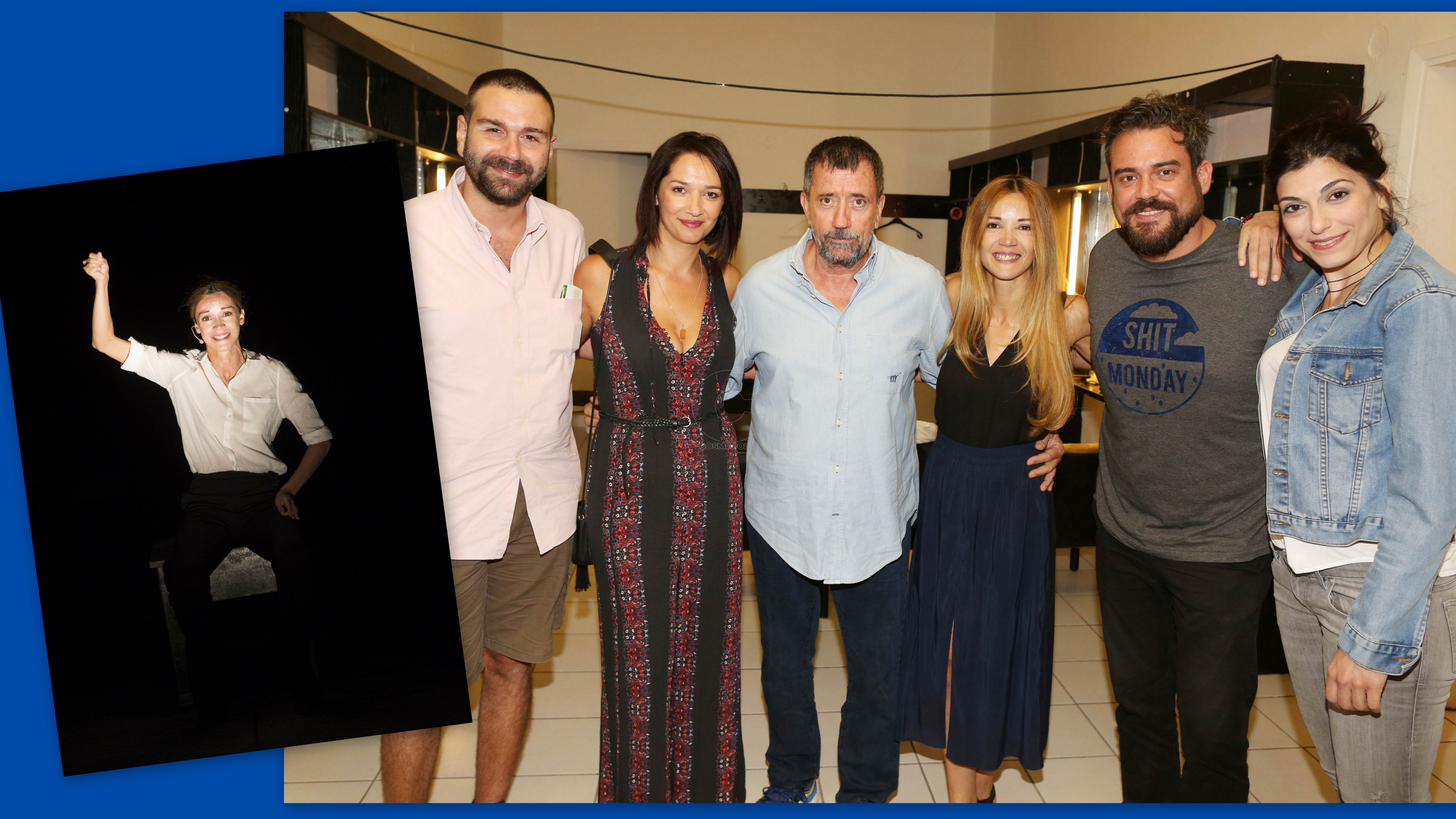Αγαπημένοι φίλοι παρακολούθησαν “Το μόνον της ζωής του ταξείδιον” με την Ιωάννα Παππά στο Θέατρο Βράχων