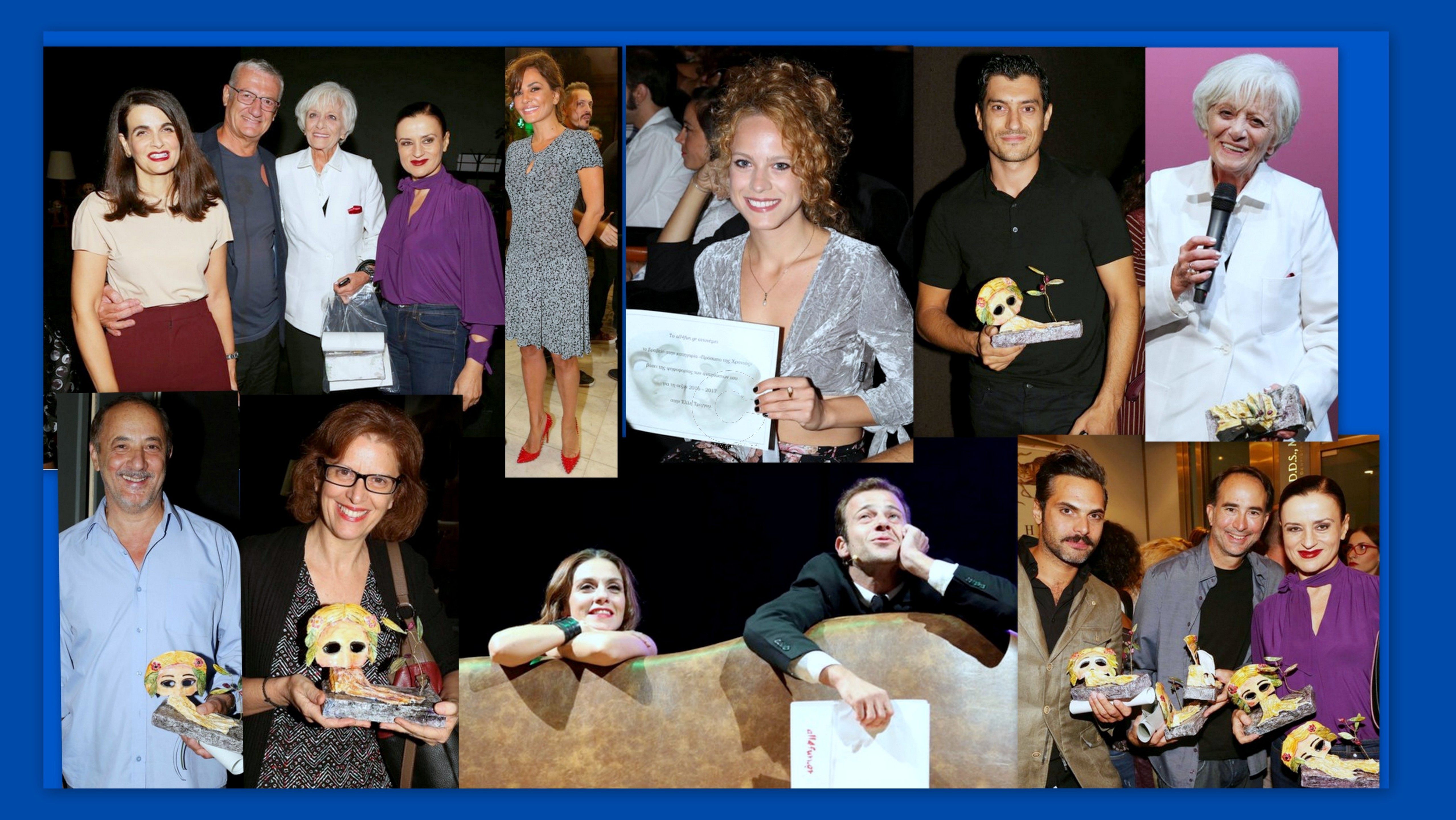 Λαμπερές παρουσίες στα 5α Θεατρικά Βραβεία Κοινού του All4fun στο Θέατρο Ιλίσια