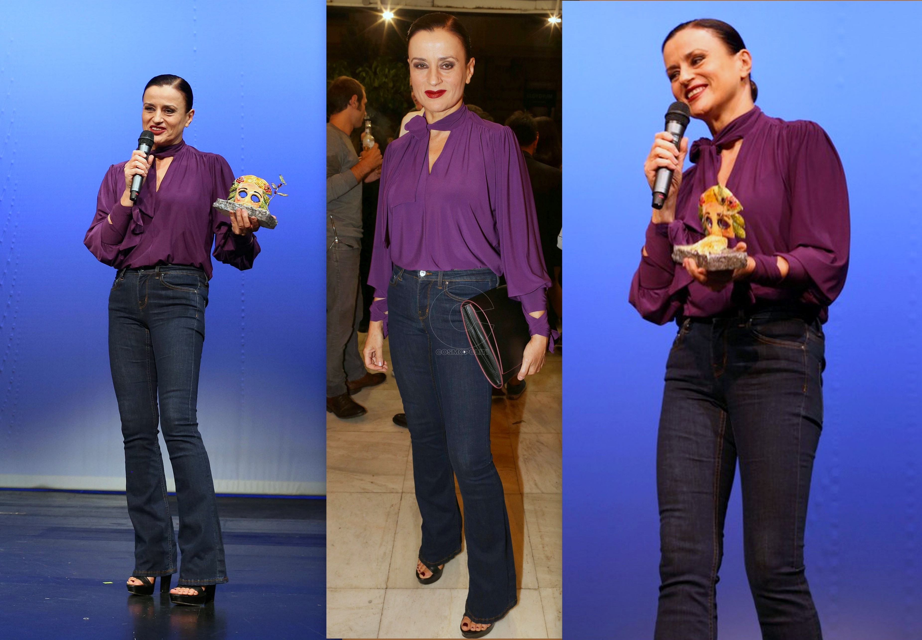 Η Καρυοφυλλιά Καραμπέτη εντυπωσίασε με την κομψή και στιλάτη εμφάνισή της