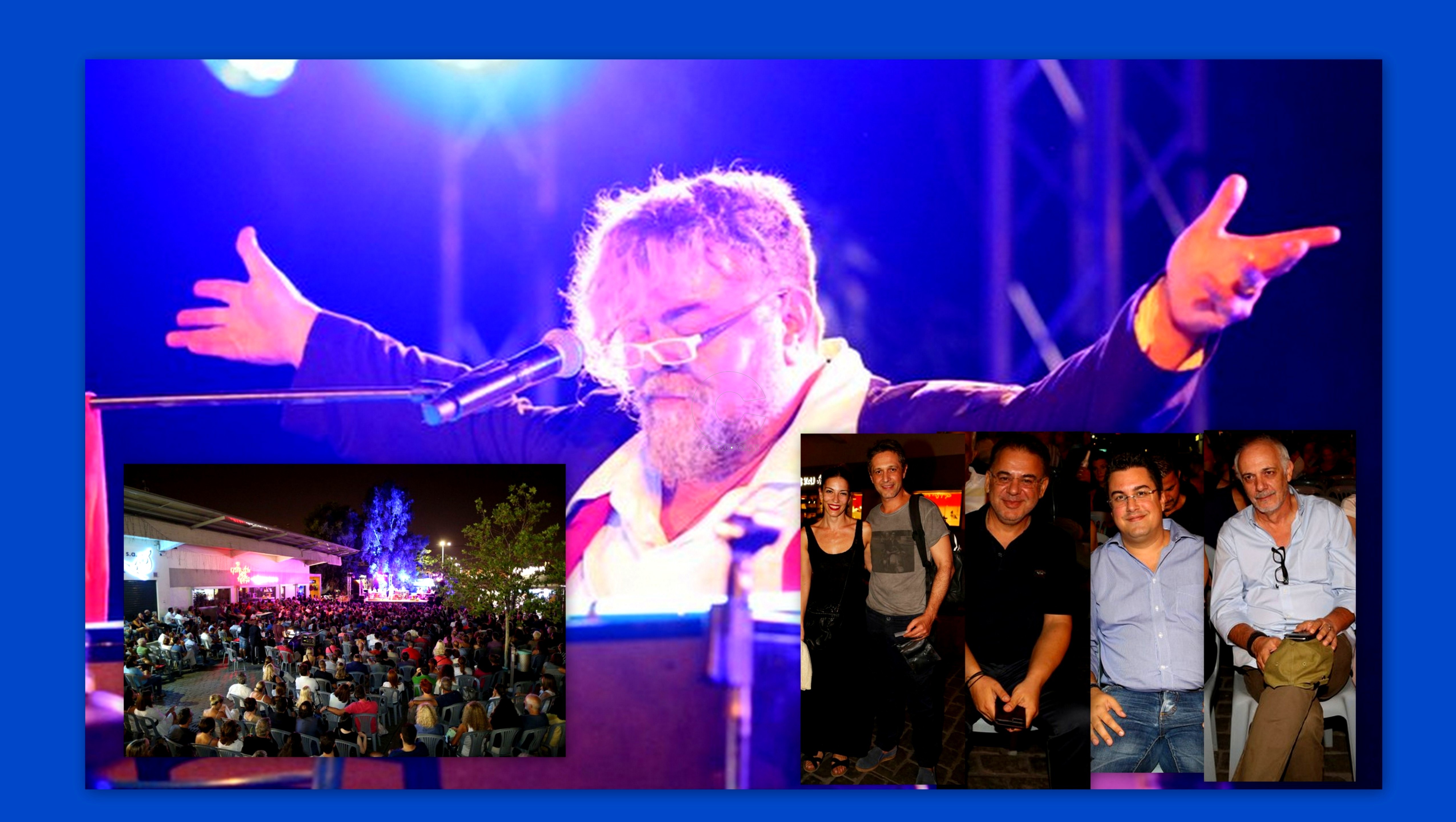 Χαμό έκανε ο Σταμάτης Κραουνάκης στη Λαχαναγορά του Ρέντη με την τελευταία παράσταση του “Όλοι Ένα-Φίλα με”