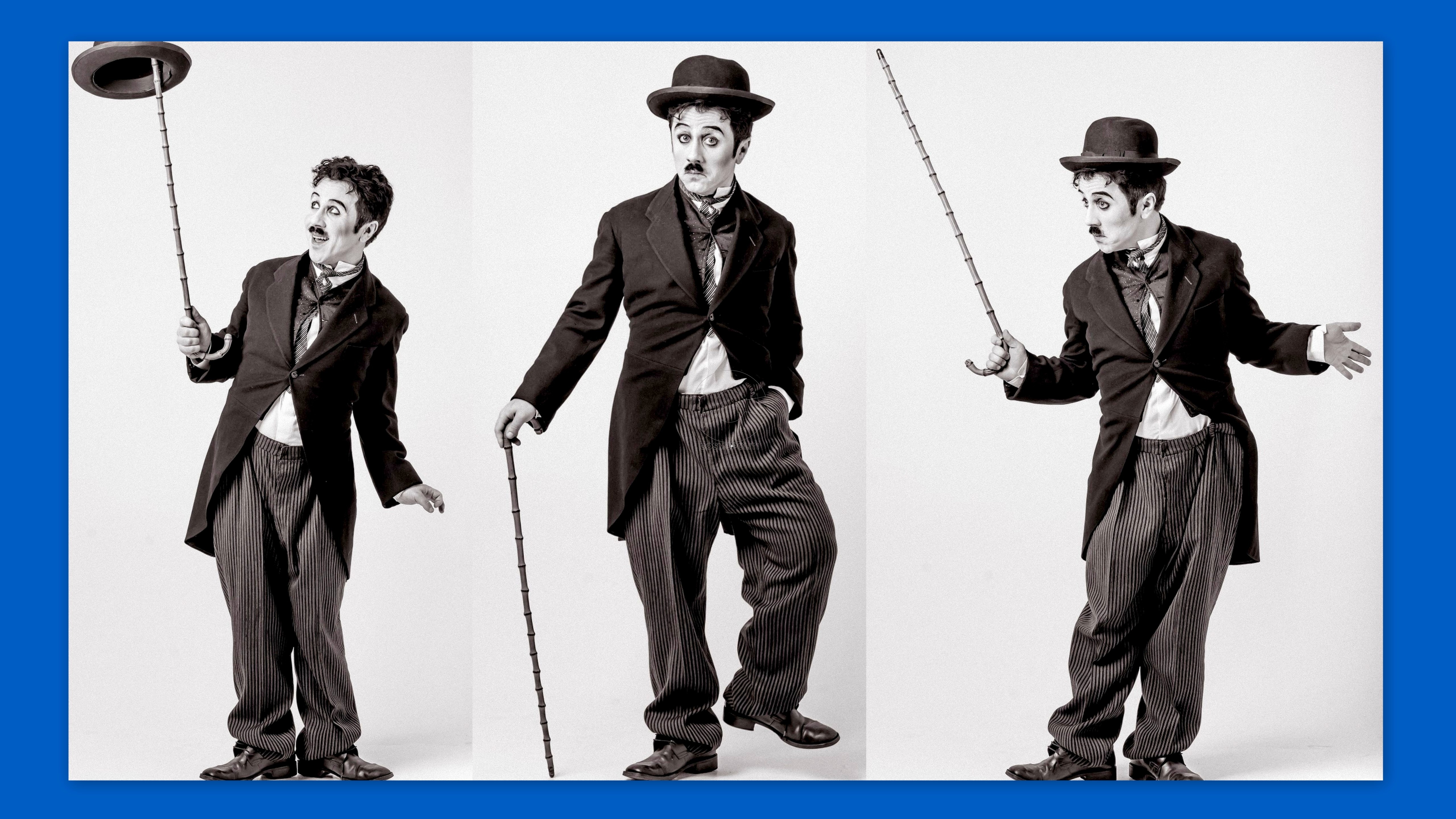 Η μεταμόρφωση του Θανάση Τσαλταμπάση σε Τσάρλι Τσάπλιν