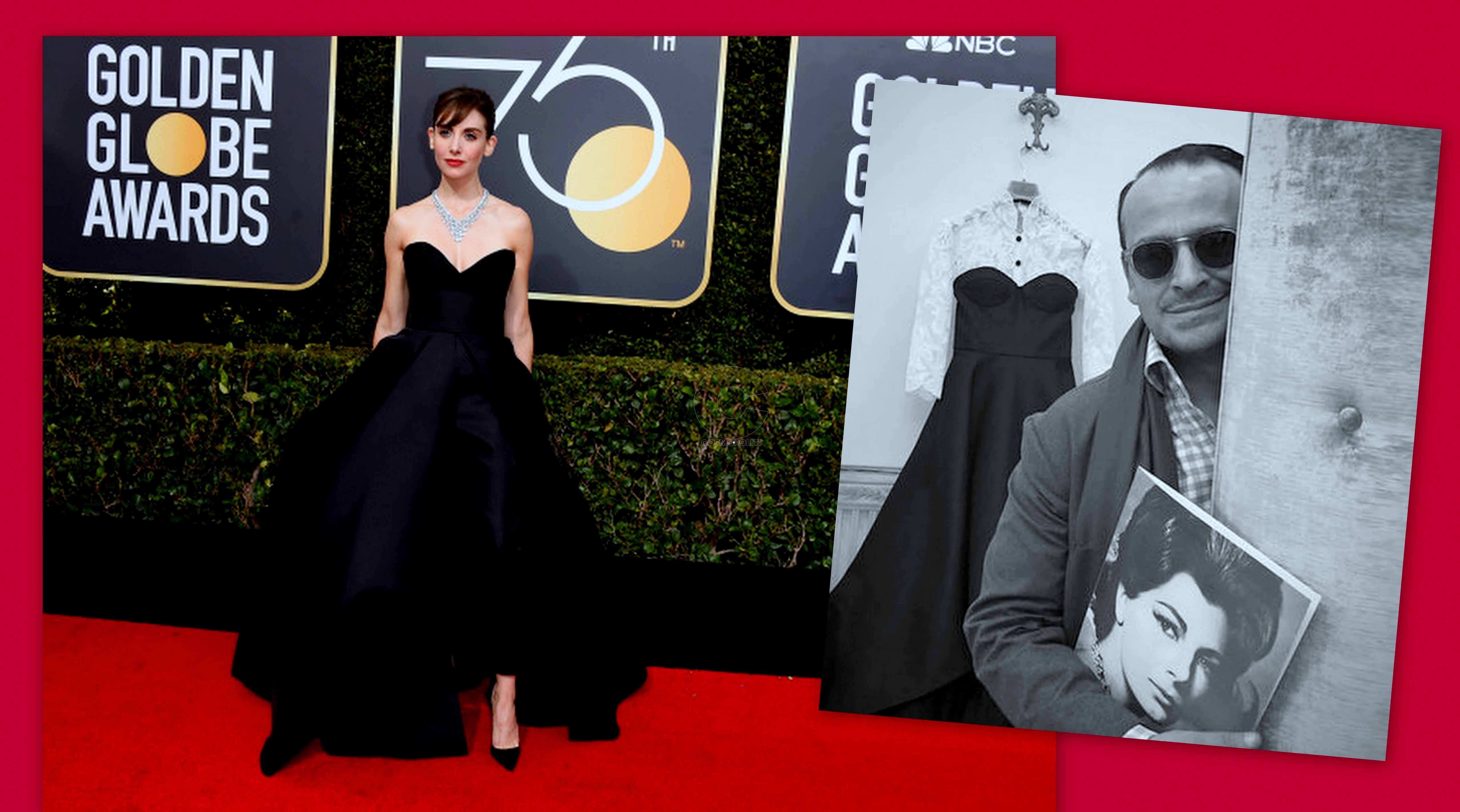 Συγχαρητήρια! Ο Βασίλης Ζούλιας στην κορυφή του “Us Weekly” με την εμφάνιση της Alison Brie στις Χρυσές Σφαίρες 2018