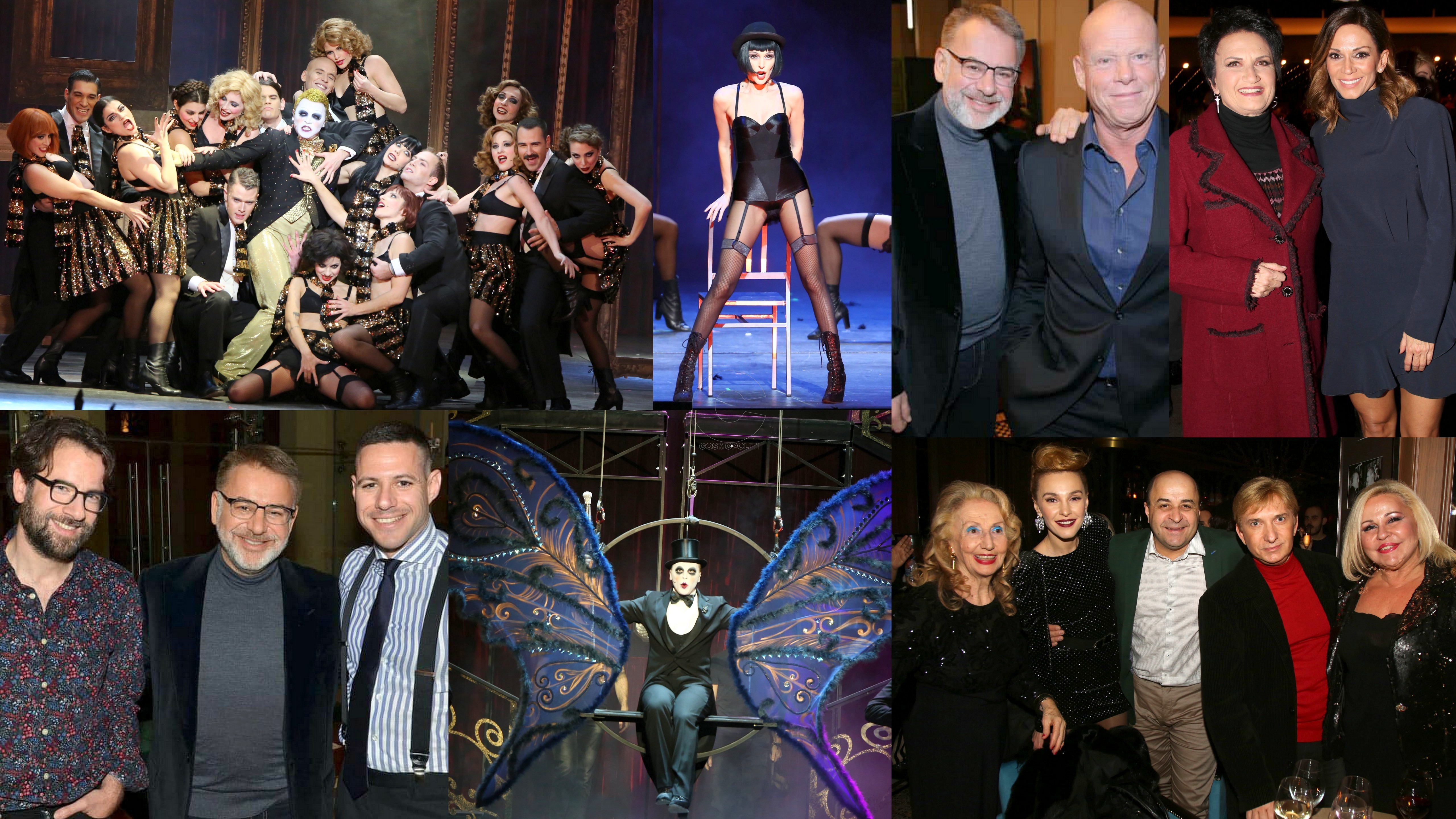 Πλήθος κόσμου στην επίσημη πρεμιέρα του “Cabaret” στο θέατρο Παλλάς