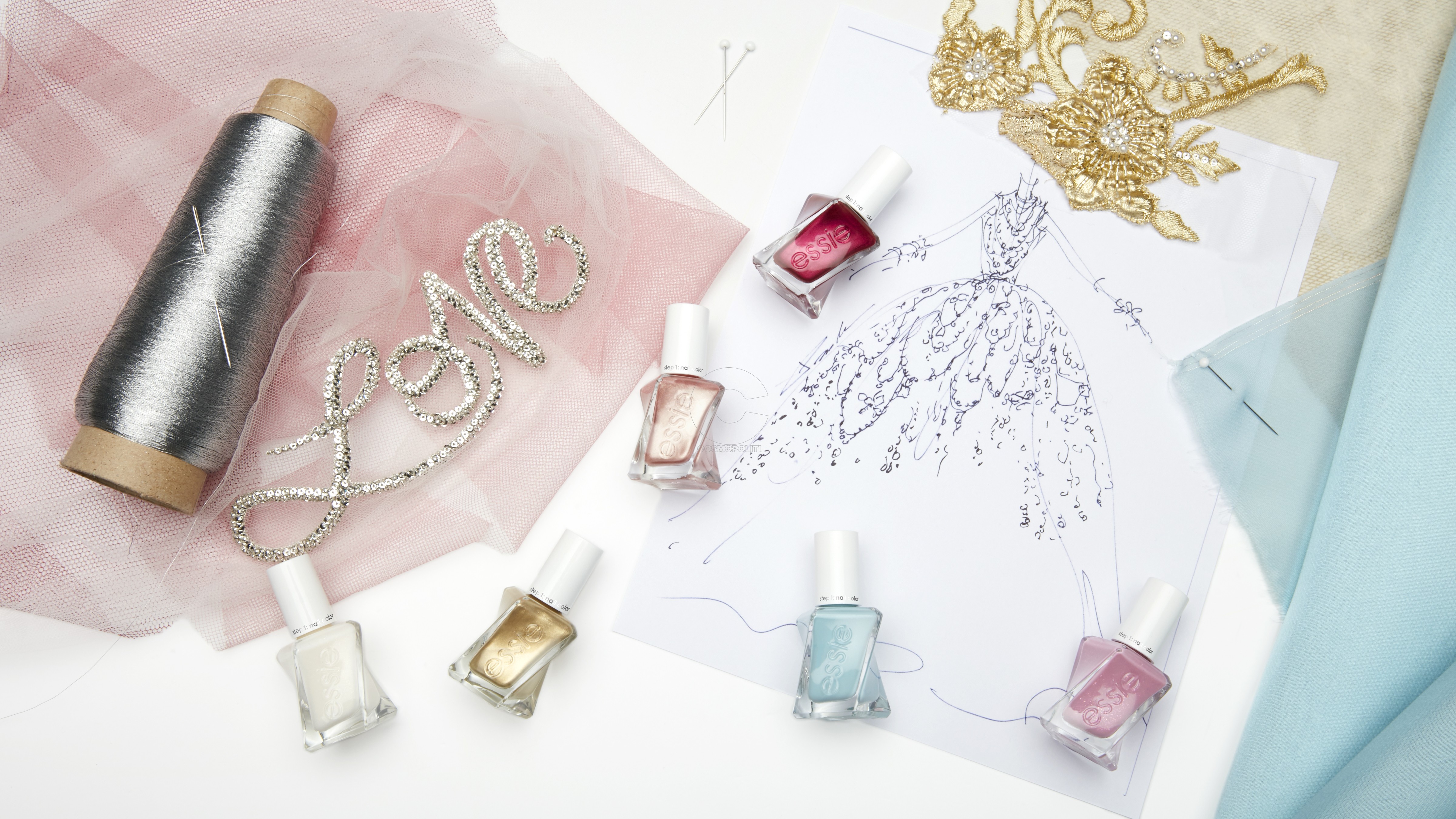 Η μαγεία της Essie Gel Couture Wedding Collection by Reem Acra