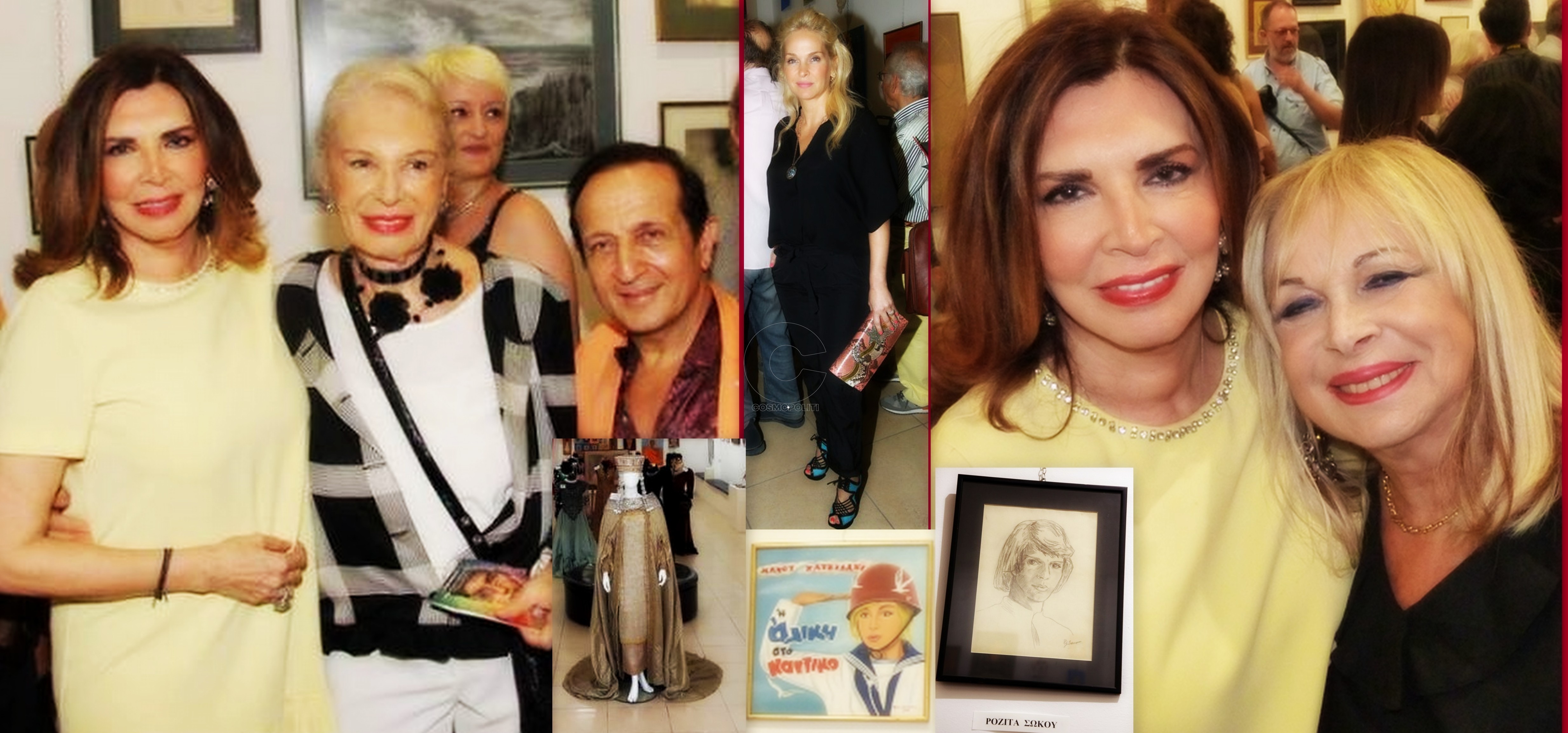 100 Έλληνες ηθοποιοί σε ένα διαφορετικό ρόλο: εγκαίνια της έκθεσης @MegArt Gallery