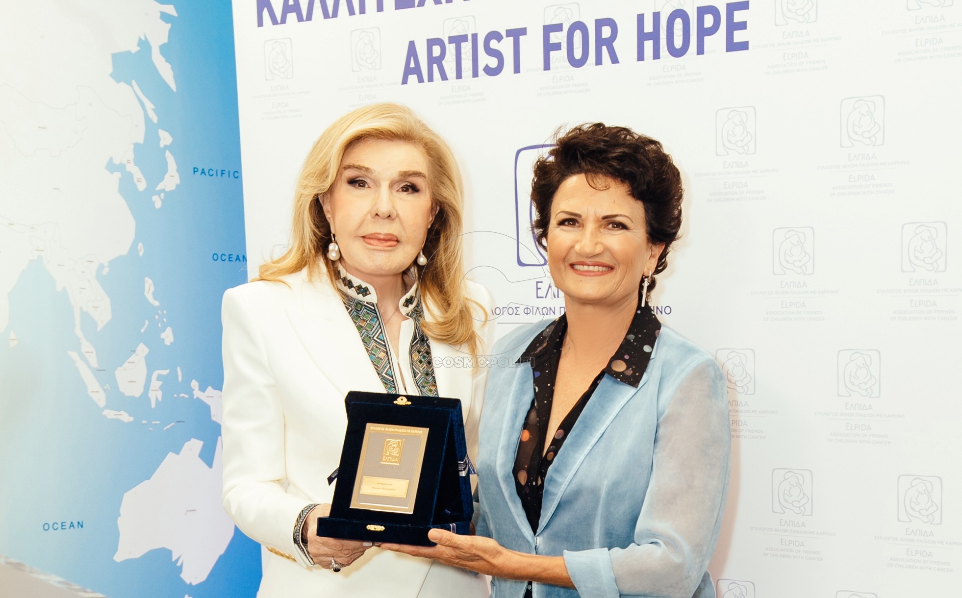 «Καλλιτέχνης για την Ελπίδα» η Άλκηστις Πρωτοψάλτη