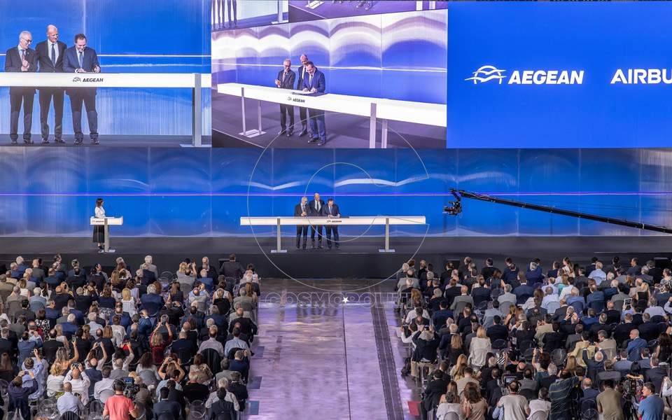 Aegean και Airbus επικύρωσαν την «αγορά του αιώνα»