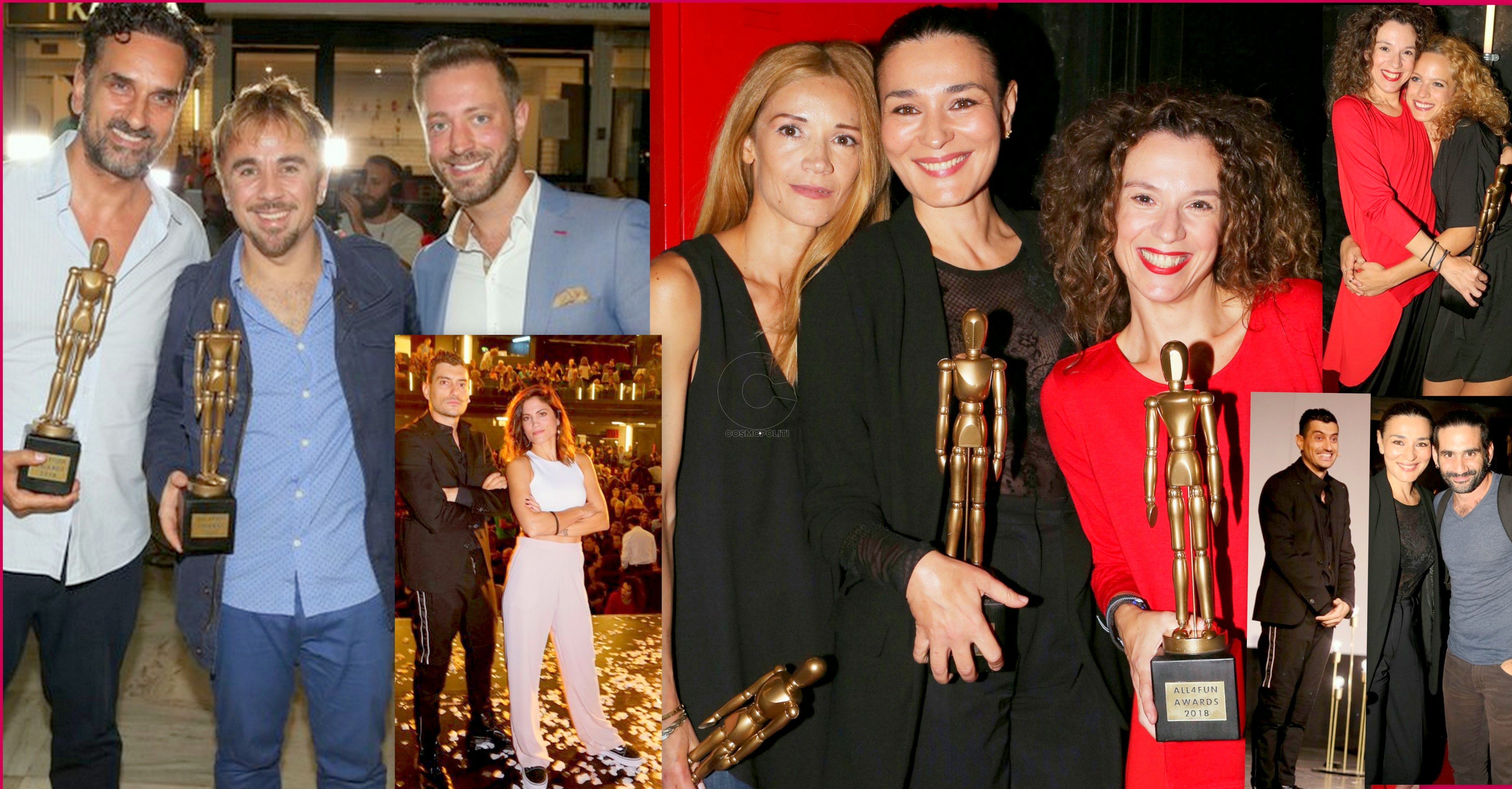 6α Θεατρικά Βραβεία Κοινού All4fun: όλα όσα έγιναν στην εκδήλωση-θεσμό για τη σεζόν 2017-2018