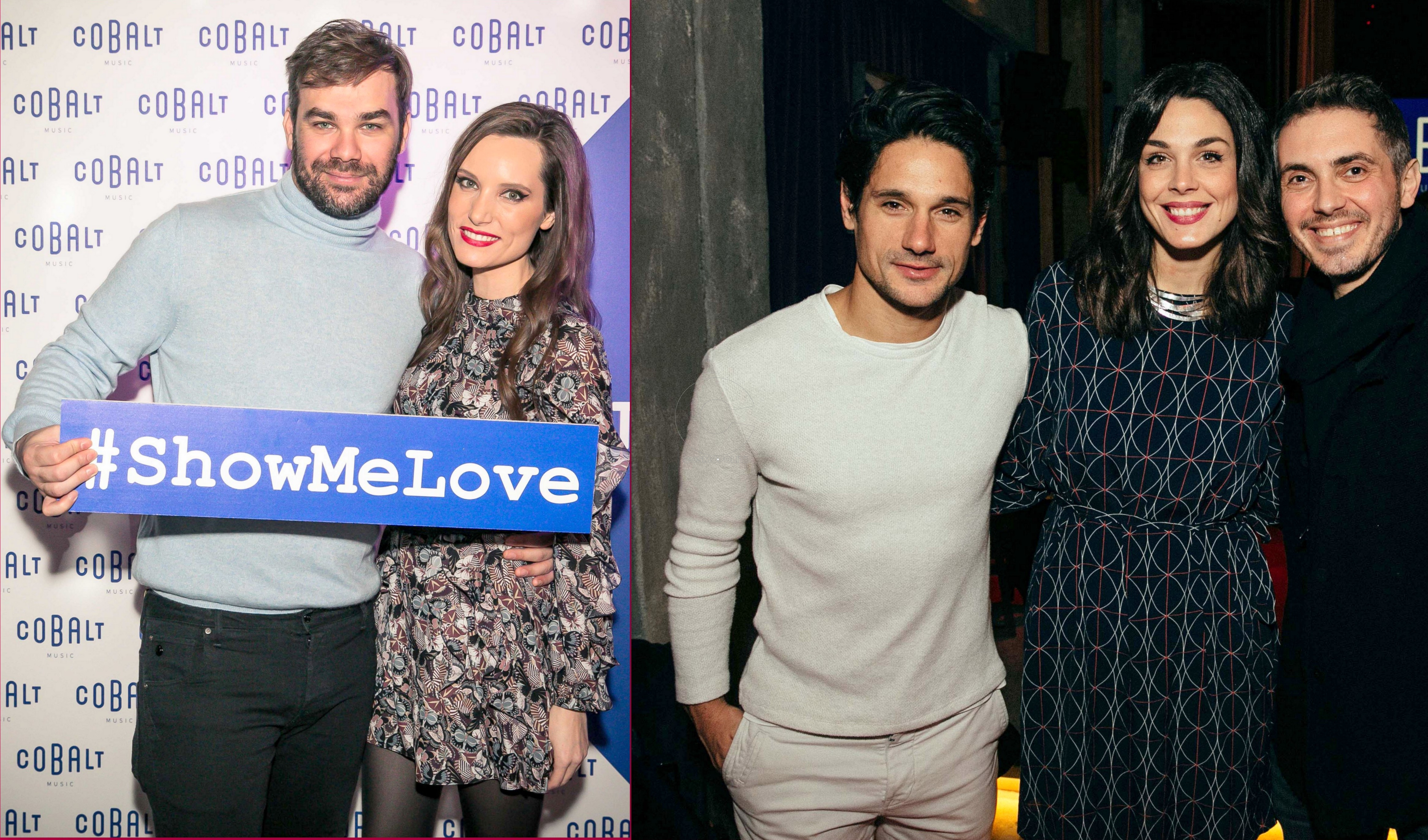 Κοπή πίτας στο Salon de Bricolage για τους καλλιτέχνες της Cobalt Music