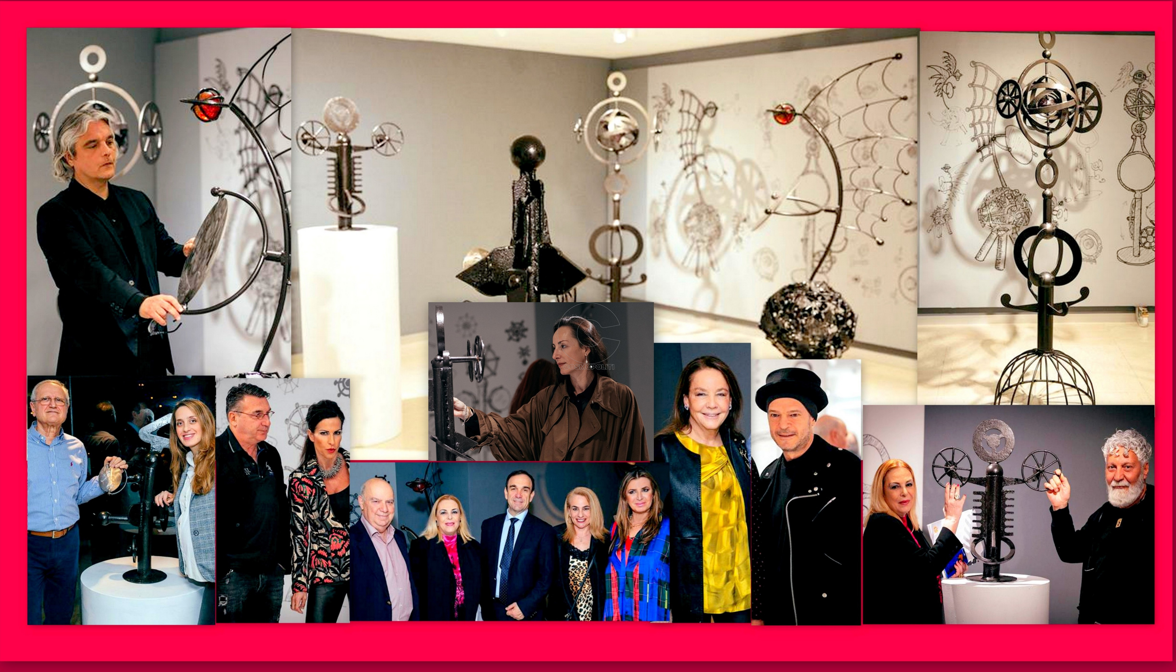 Εγκαίνια έκθεσης «Τρόπαιον Ίστημι» του Νίκου Γιώργου Παπουτσίδη