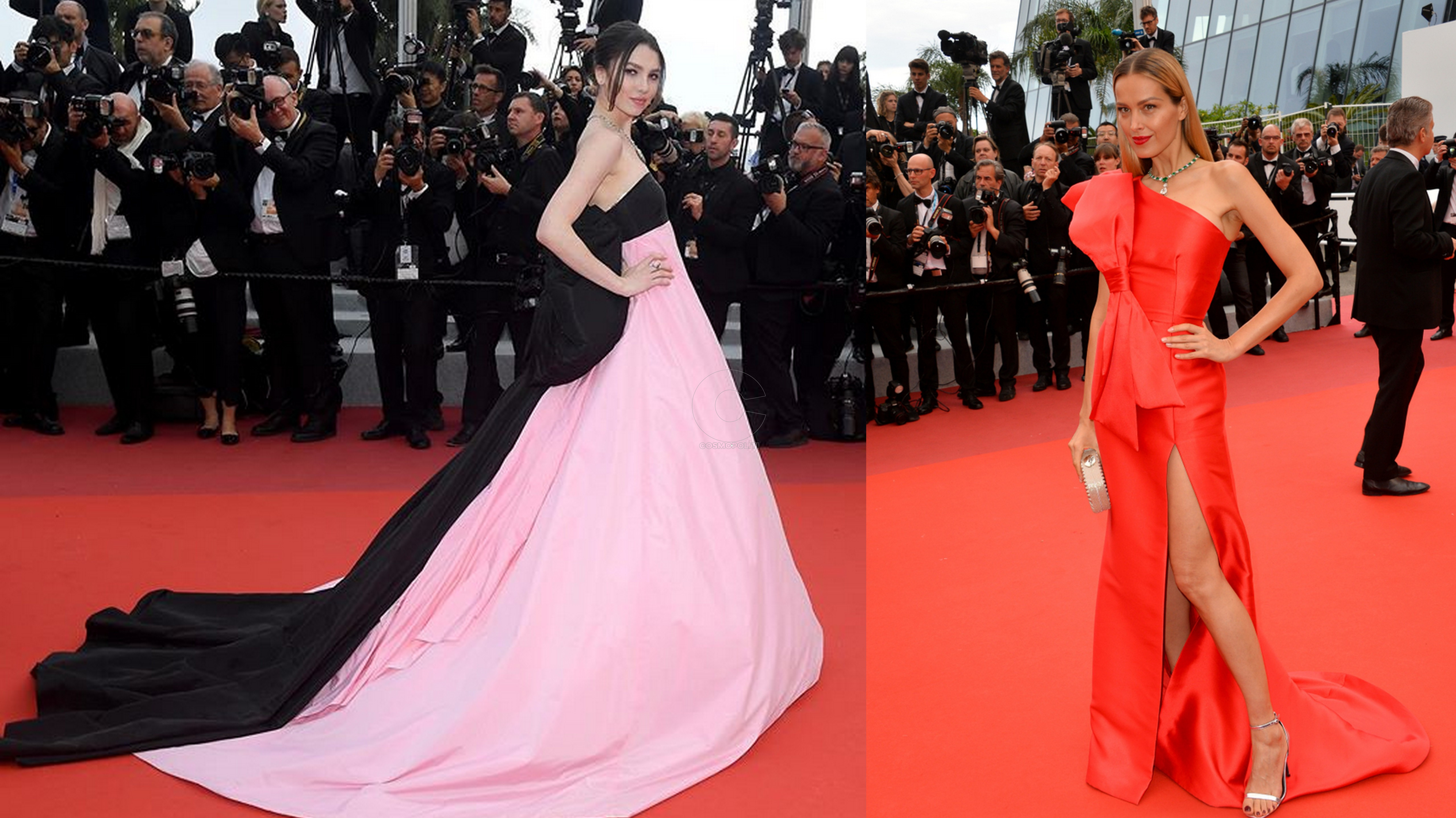 Κάννες: Λαμπερές εμφανίσεις με Celia Kritharioti στο κόκκινο χαλί