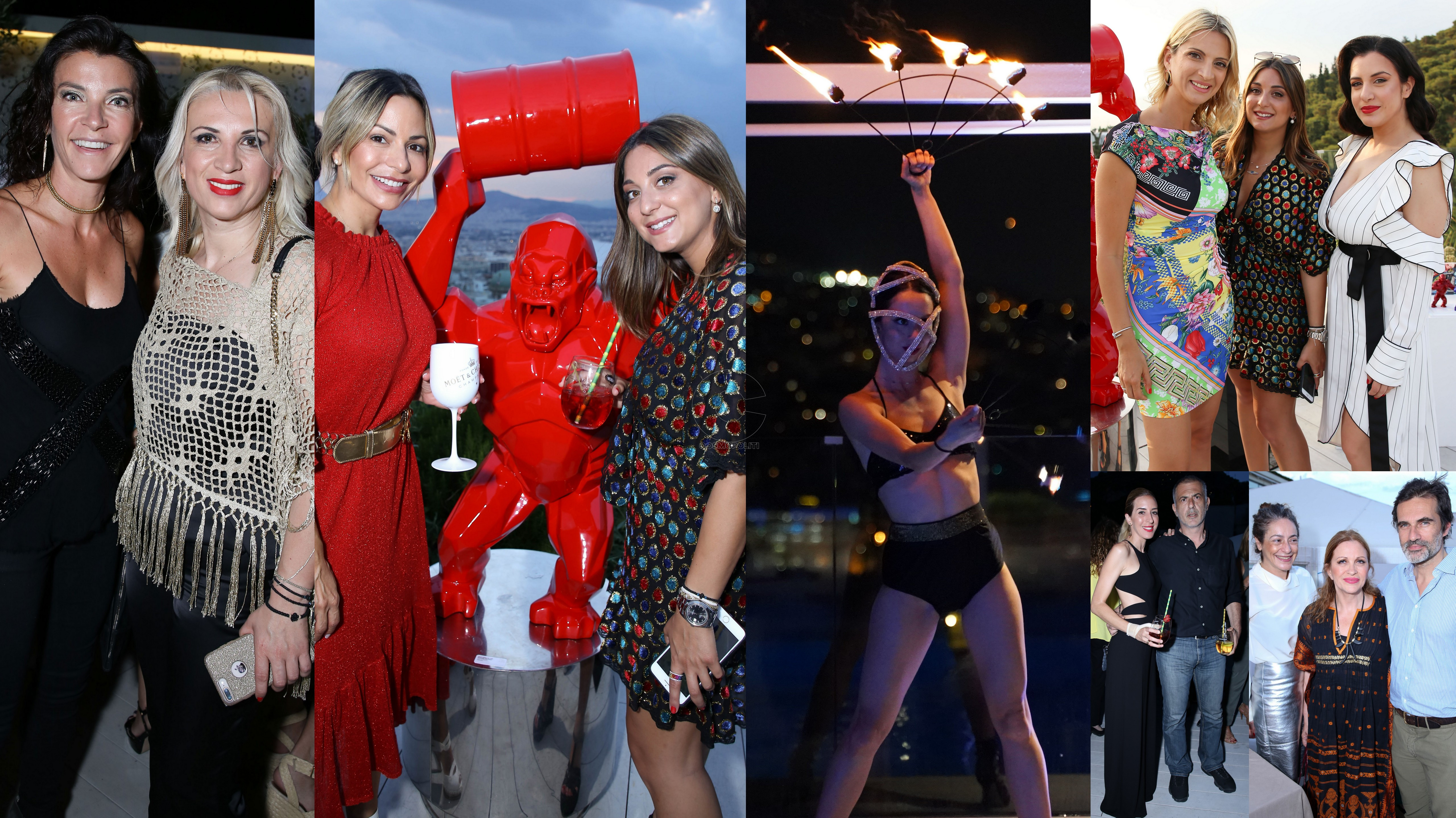 Μόδα και τέχνη στο καλοκαιρινό sunset party @St. George Lycabettus