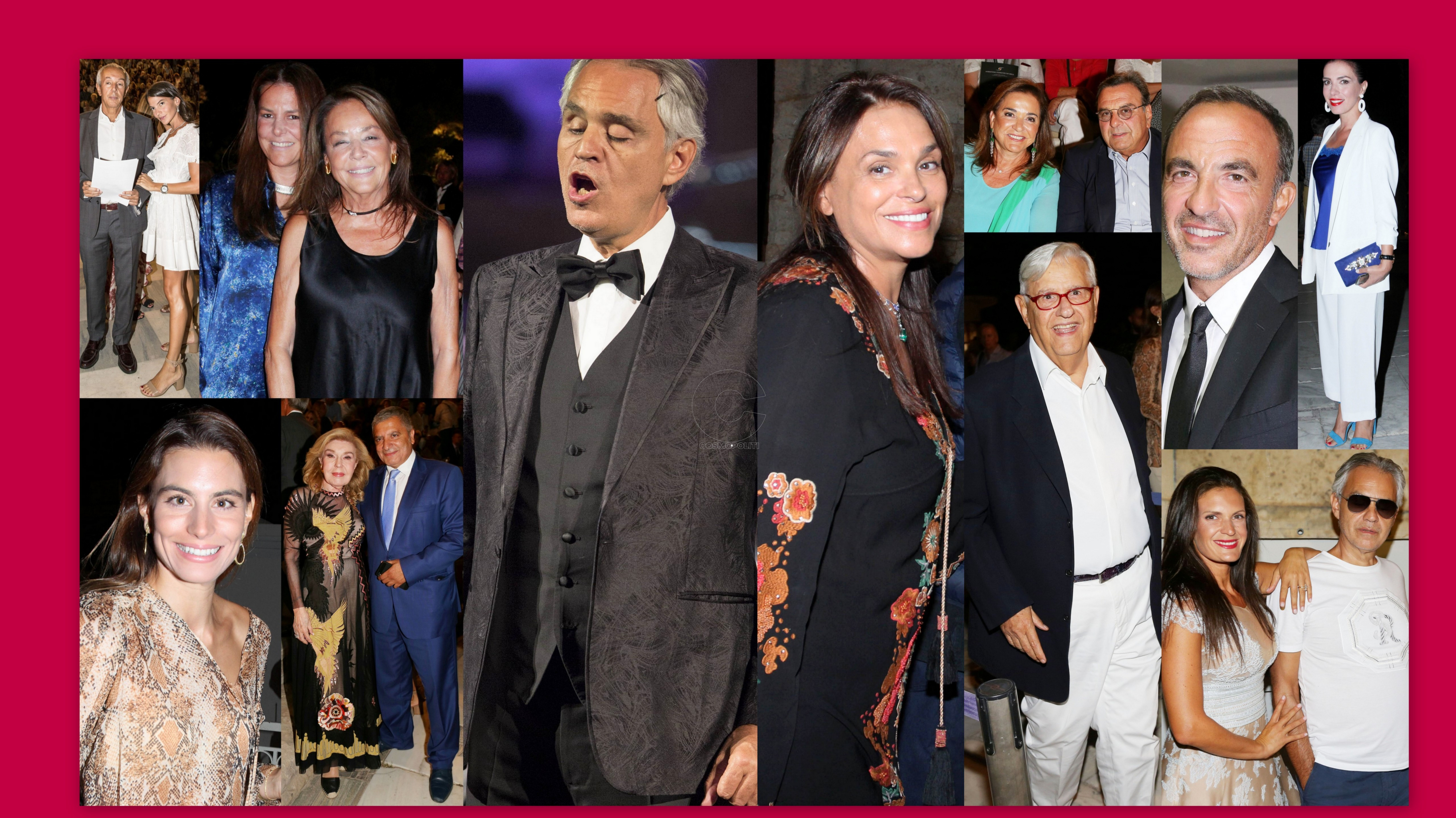 Όλες οι λαμπερές παρουσίες στη συναυλία του Andrea Bocelli στο Ηρώδειο