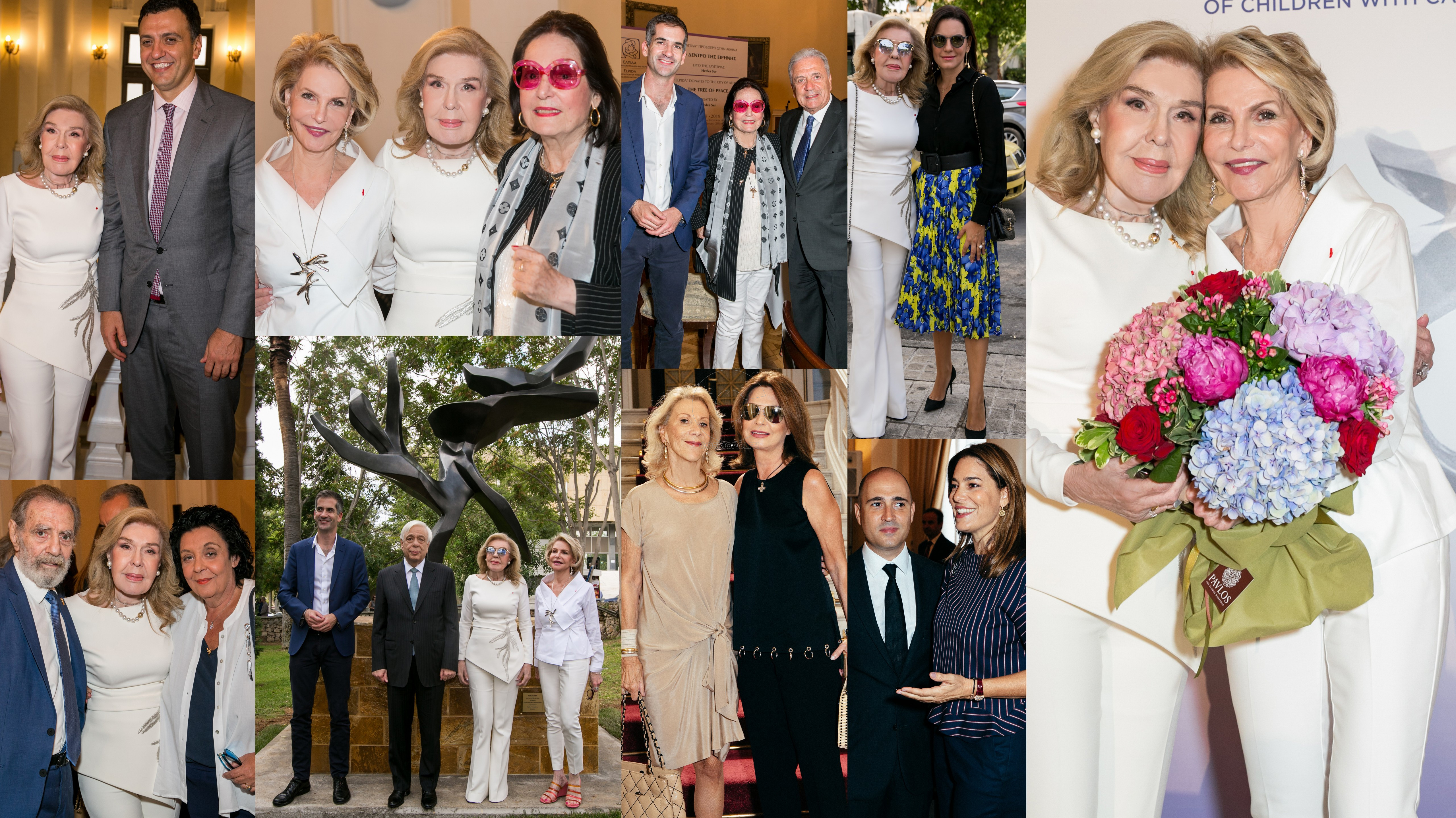 Aποκαλυπτήρια & γεύμα για το “Δέντρο της Ειρήνης” προσφορά στην Αθήνα από την “ΕΛΠΙΔΑ”