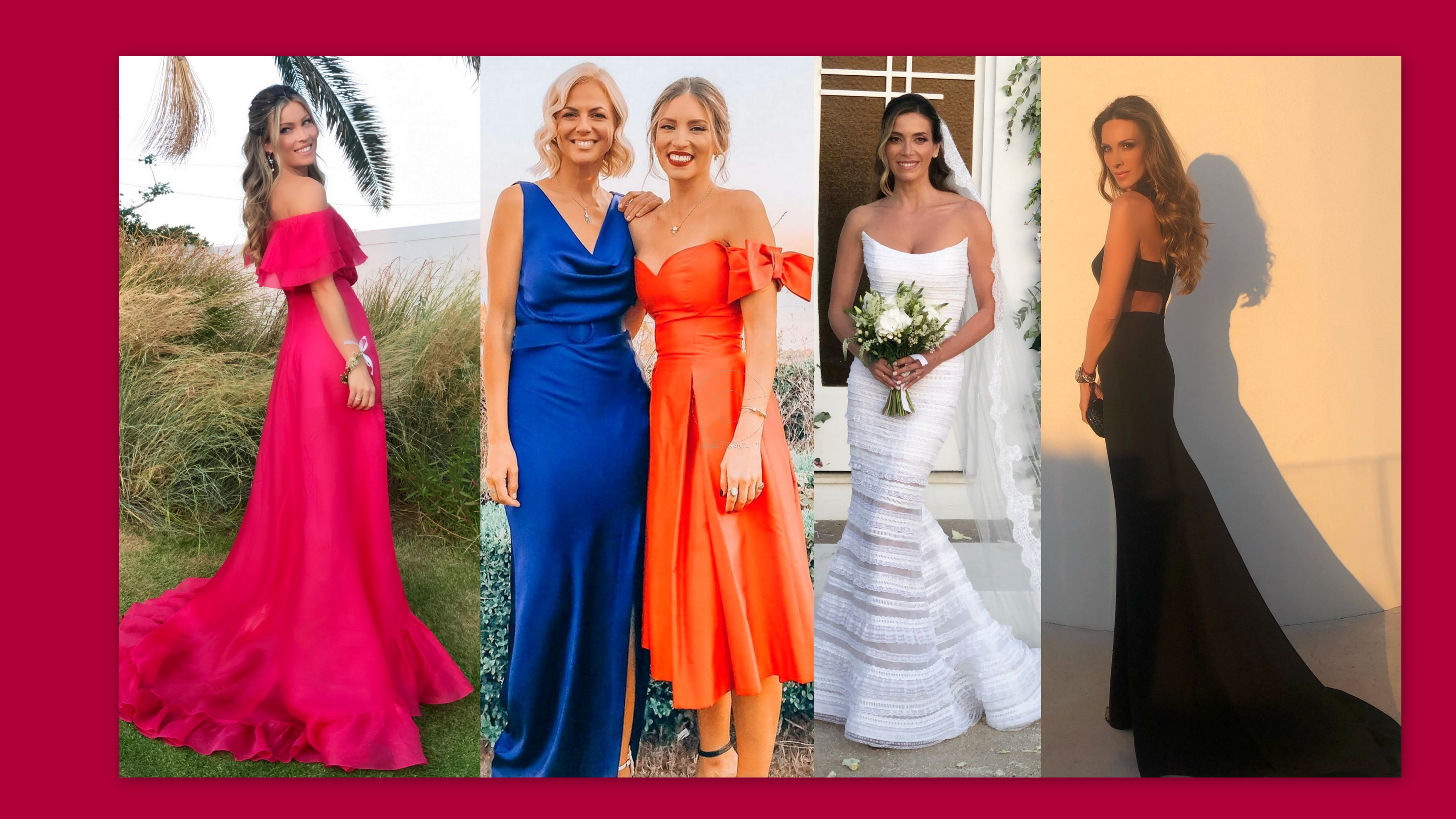 Λαμπερός γάμος με δημιουργίες της Σίλιας Κριθαριώτη