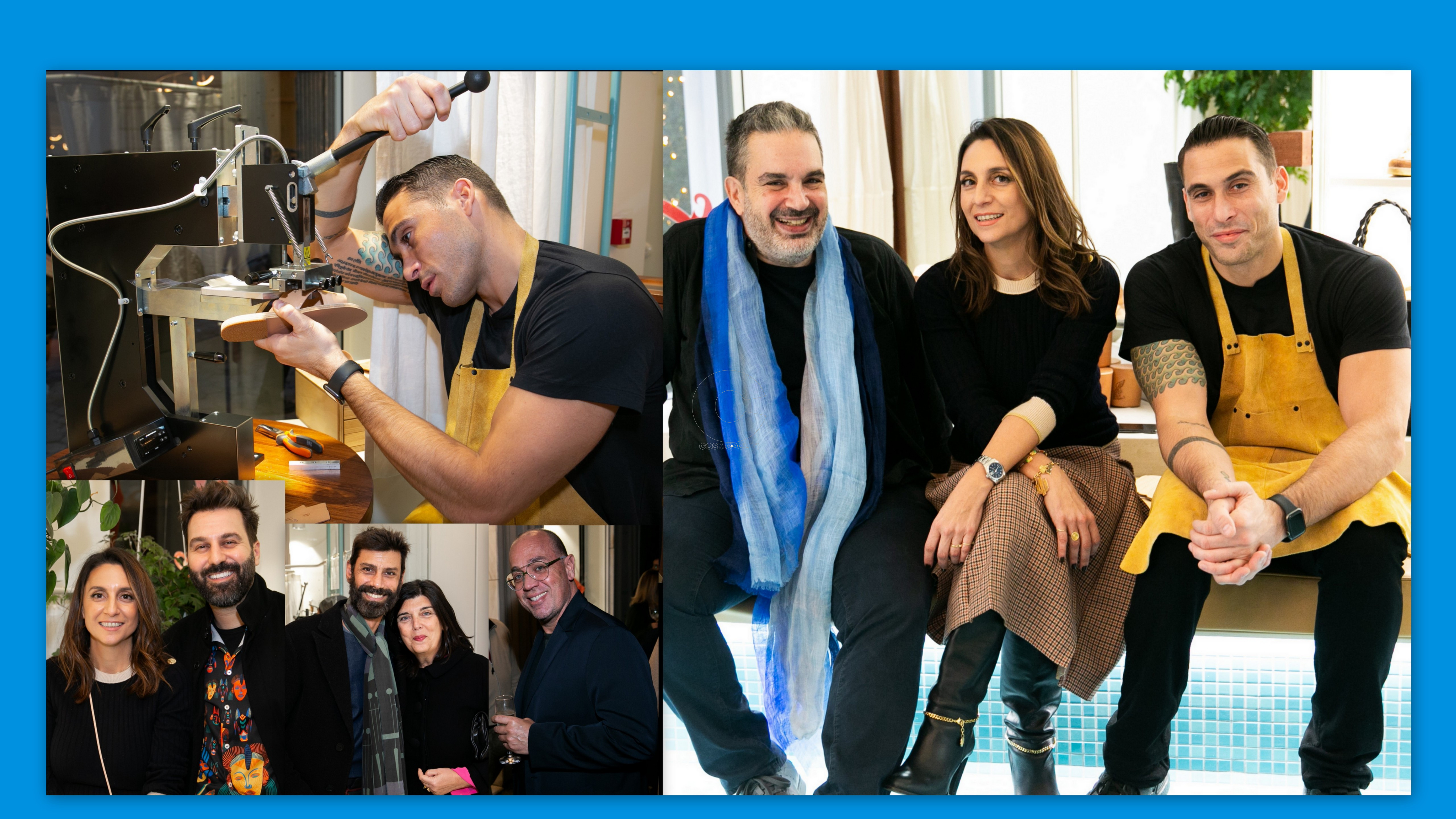 Xριστουγεννιάτικο monogramming event στο Ancient Greek Sandals flagship store