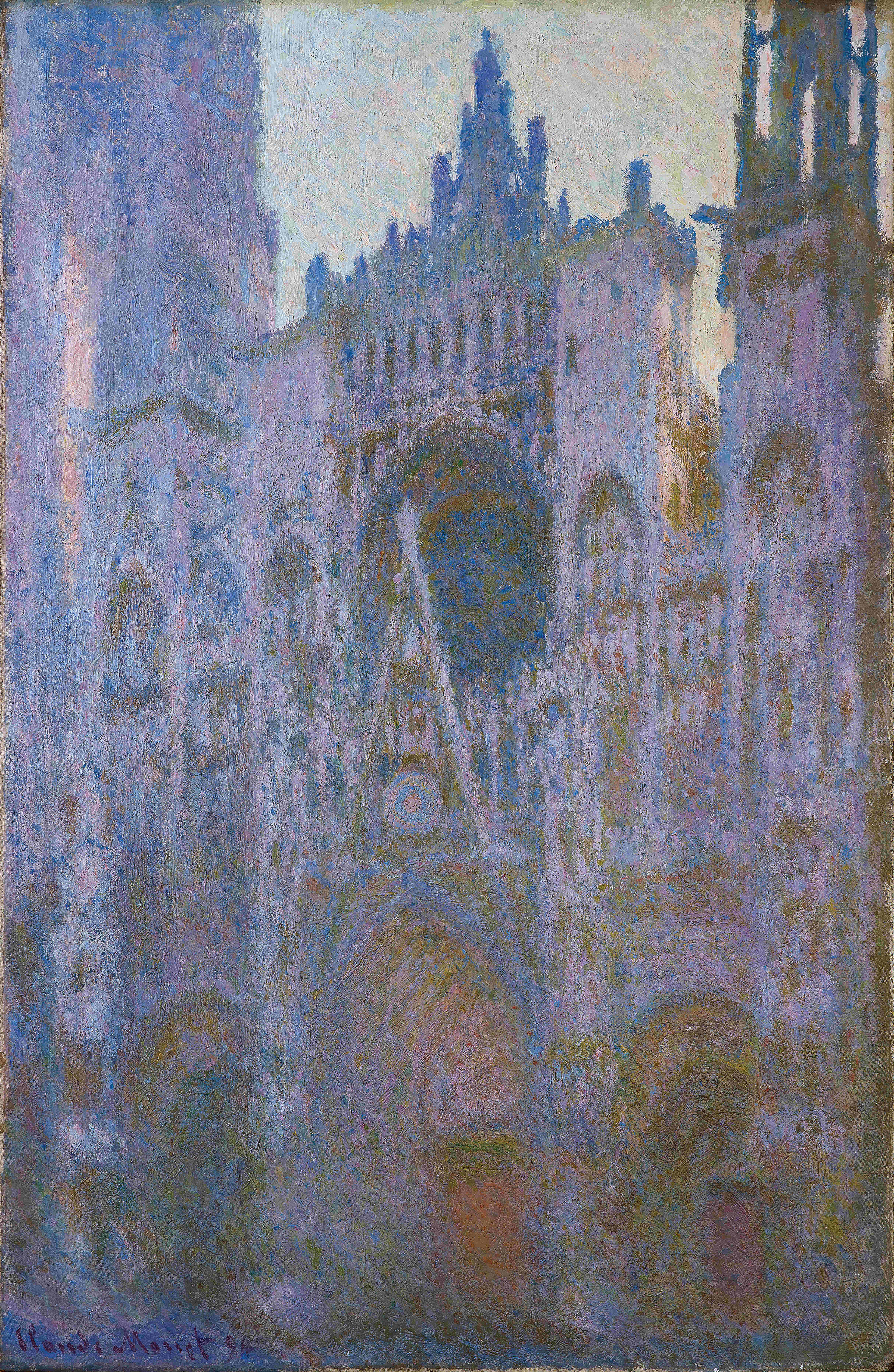 Claude Monet_La cathédrale de Rouen le matin