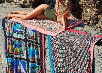 Mary Katrantzou X Sun of a Beach: Πολυτελείς πετσέτες θαλάσσης με άρωμα Ελλάδας