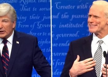 Ξεκαρδιστική παρωδία του προεδρικού debate με τους Alec Baldwin & Jim Carrey