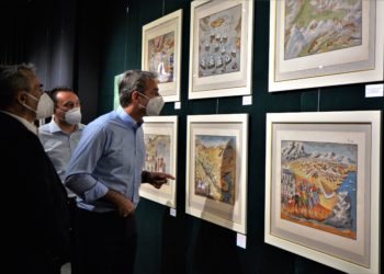 Κυριάκος Μητσοτάκης: Επίσκεψη σε έκθεση στην Τρίπολη