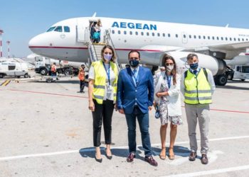 Έναρξη λειτουργίας της νέας εποχικής βάσης της AEGEAN στη Μύκονο